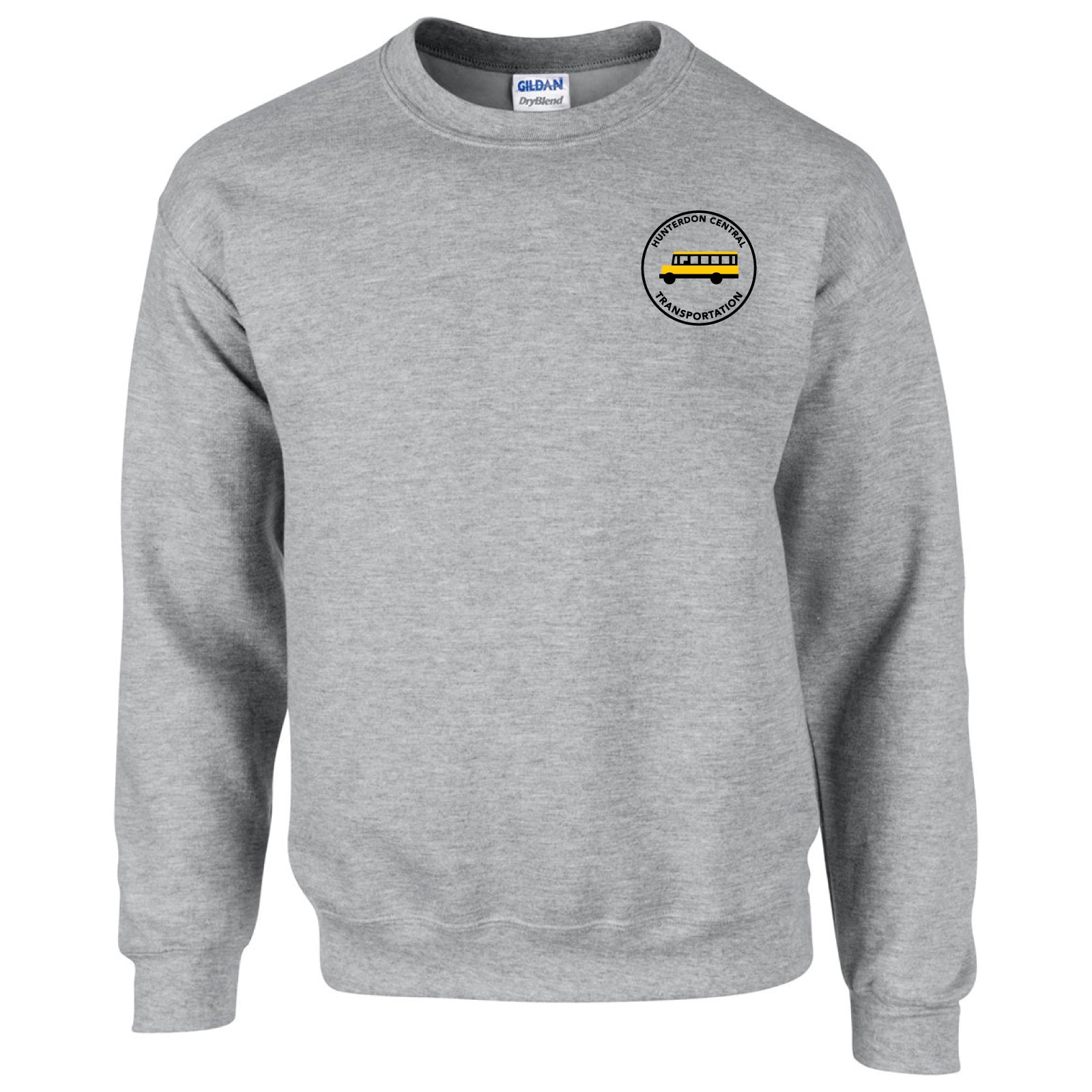 HC Transportation - Embroidered Adult Unisex DryBlend Fleece Crewneck Sweatshirt