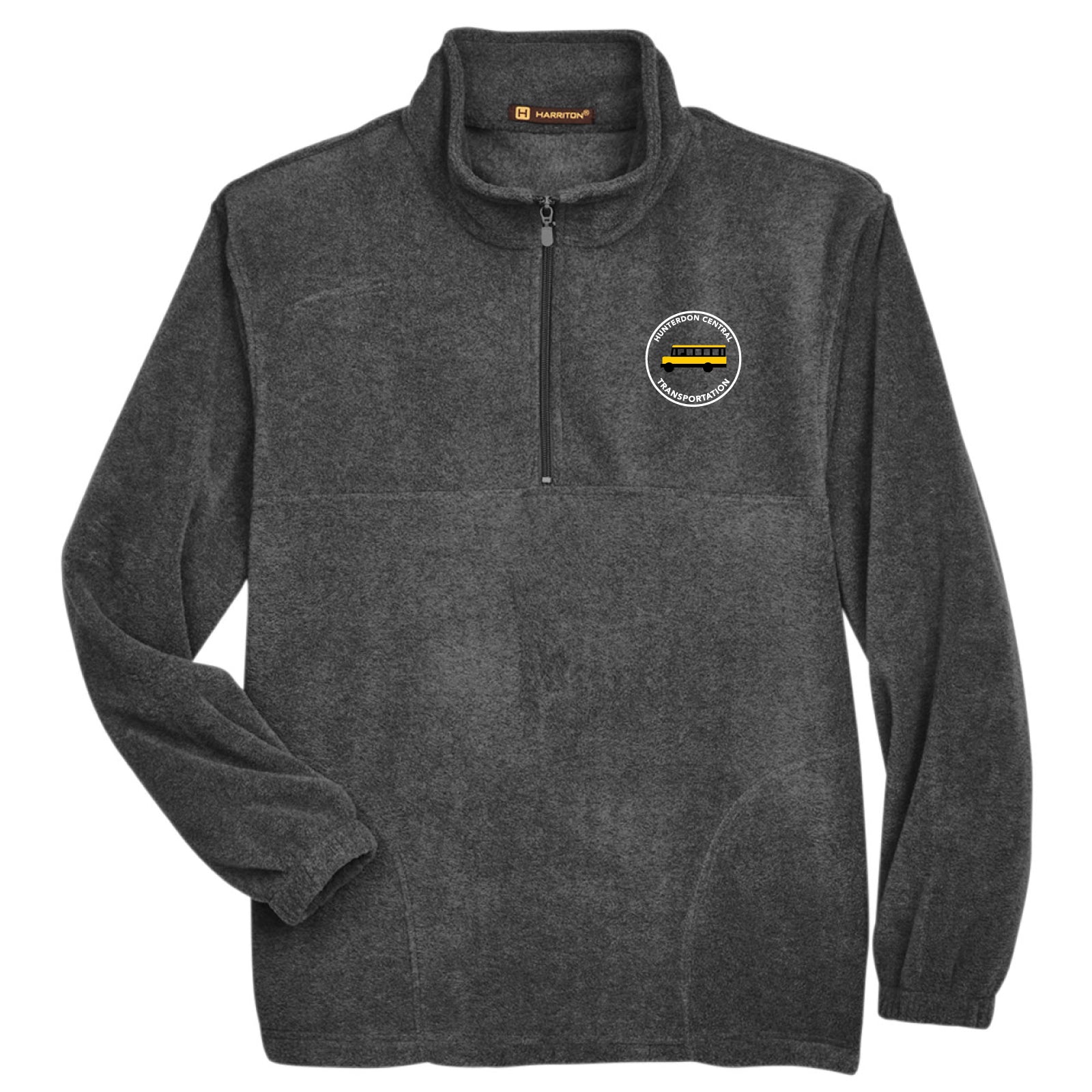 HC Transportation - Embroidered Adult Unisex Quarter-Zip Fleece Pullover
