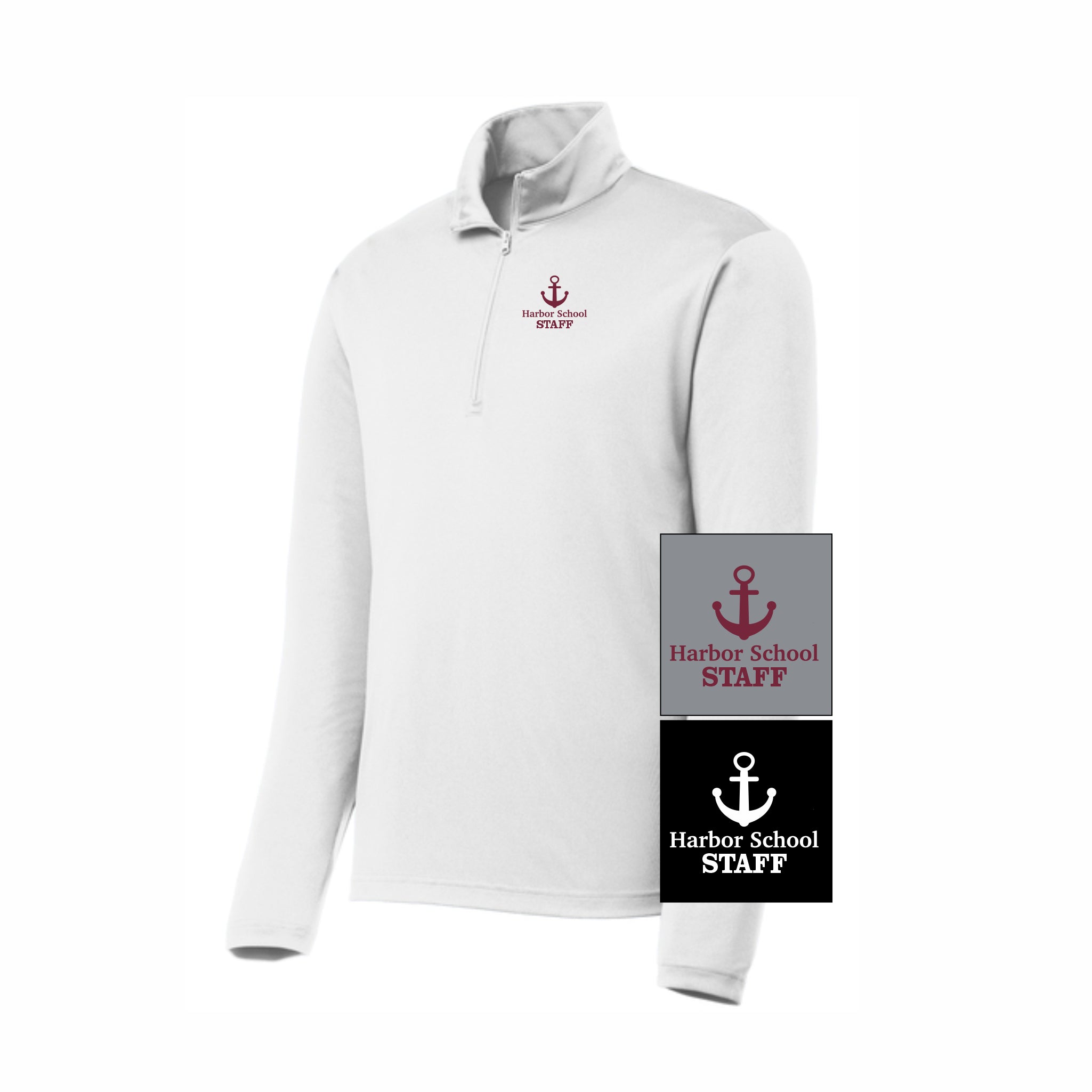 07. Harbor School Staff - Lightweight 1/4 Zip