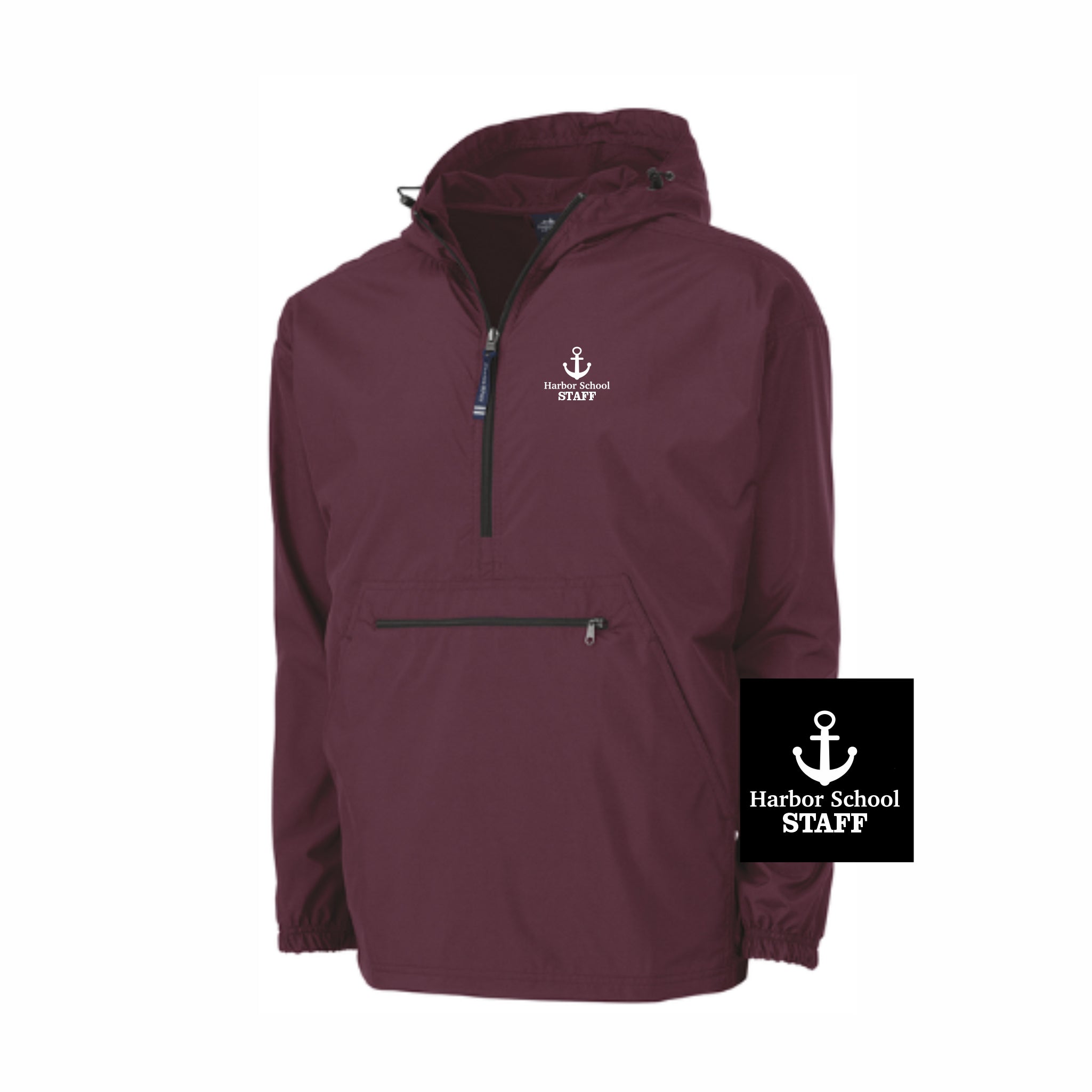 10. Harbor School Staff - Pack N Go Jacket