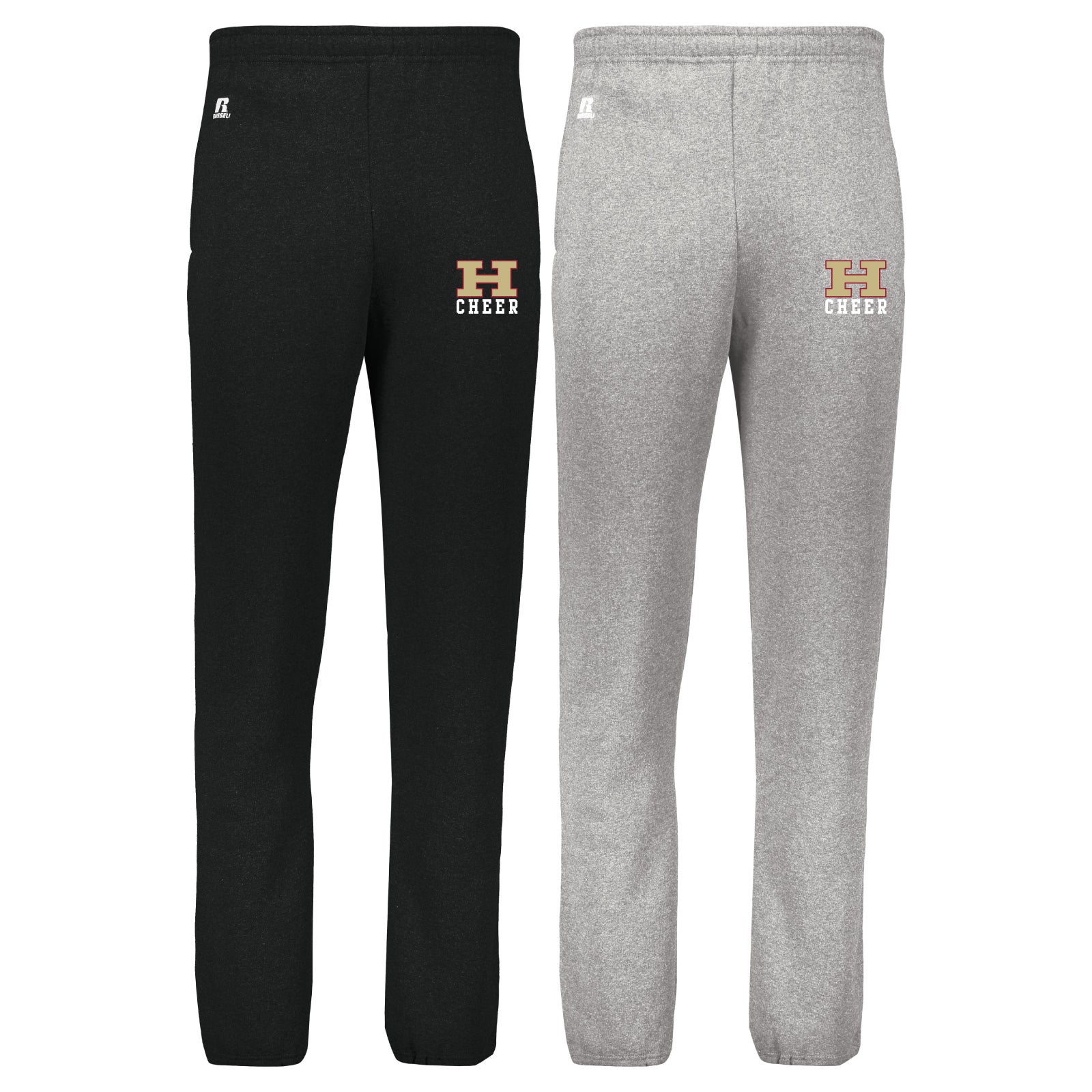Hillsborough H.S. Cheerleading - Adult Unisex Russell® Dri-Power® Closed-Bottom Pocket Sweatpants