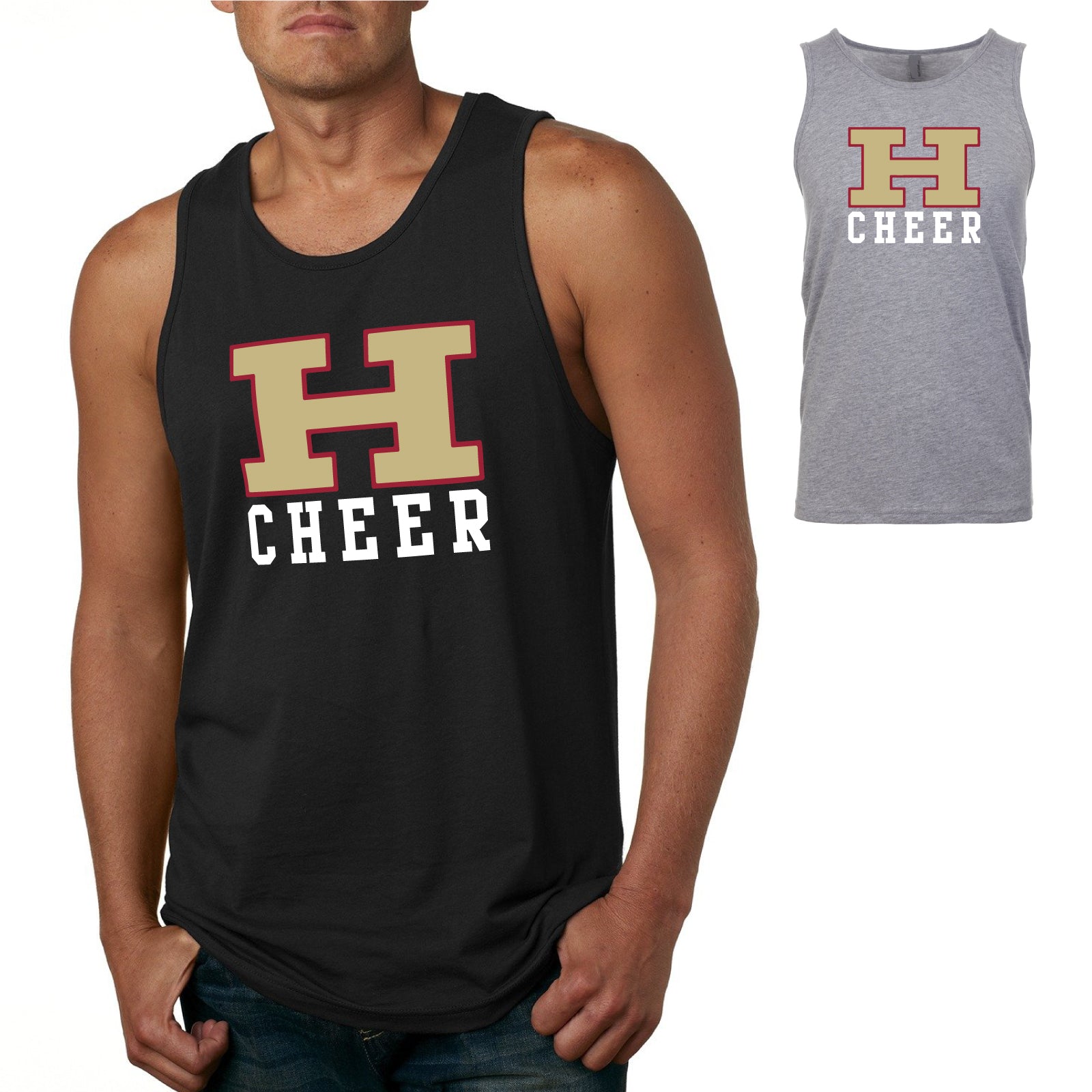 Hillsborough H.S. Cheerleading - Adult Unisex Cotton Tank Top