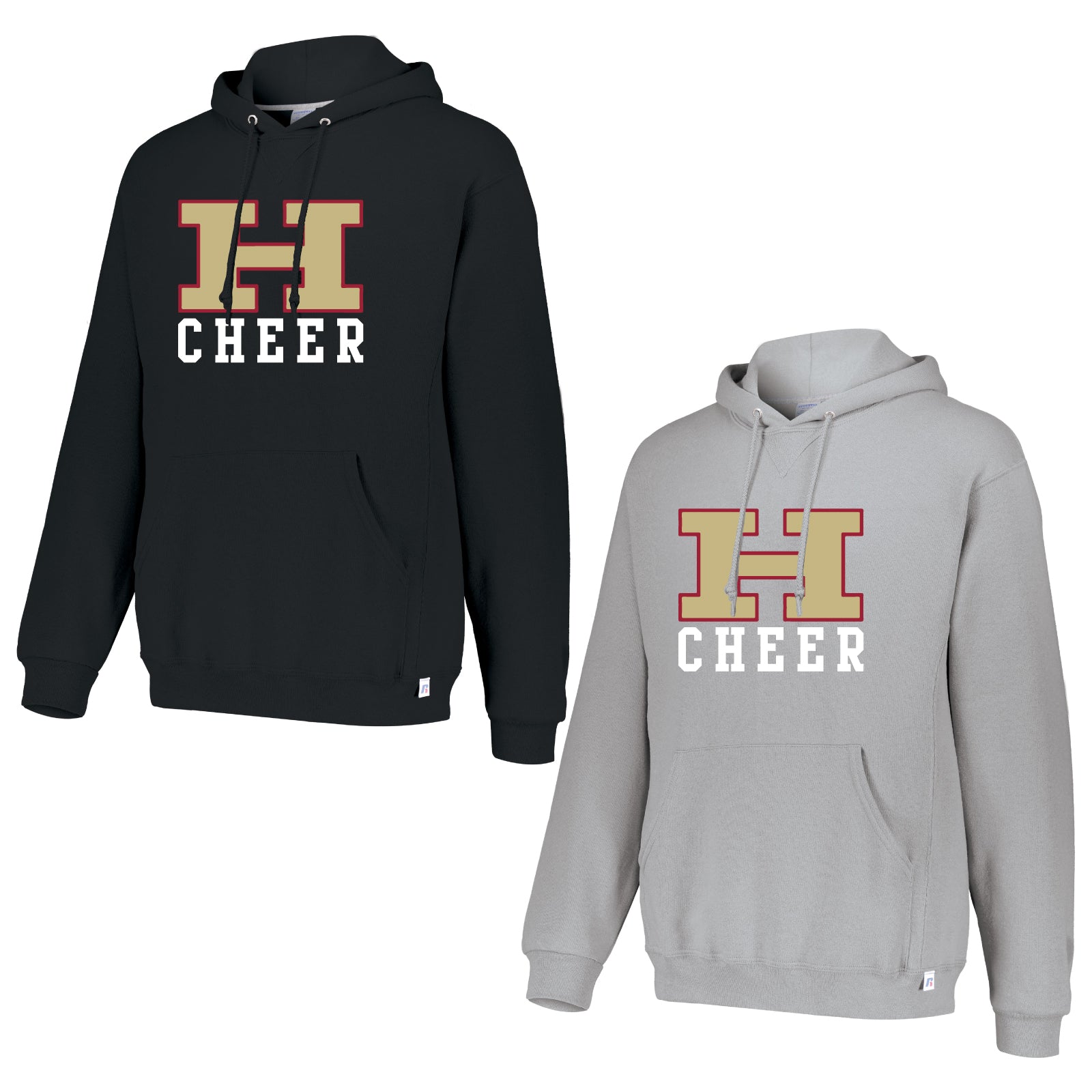Hillsborough H.S. Cheerleading - Adult Unisex Russell® Dri-Power® Fleece Hooded Sweatshirt