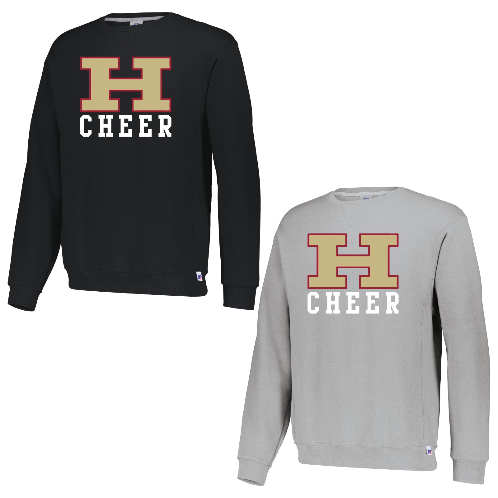 Hillsborough H.S. Cheerleading - Adult Unisex Russell® Dri-Power® Fleece Crewneck Sweatshirt