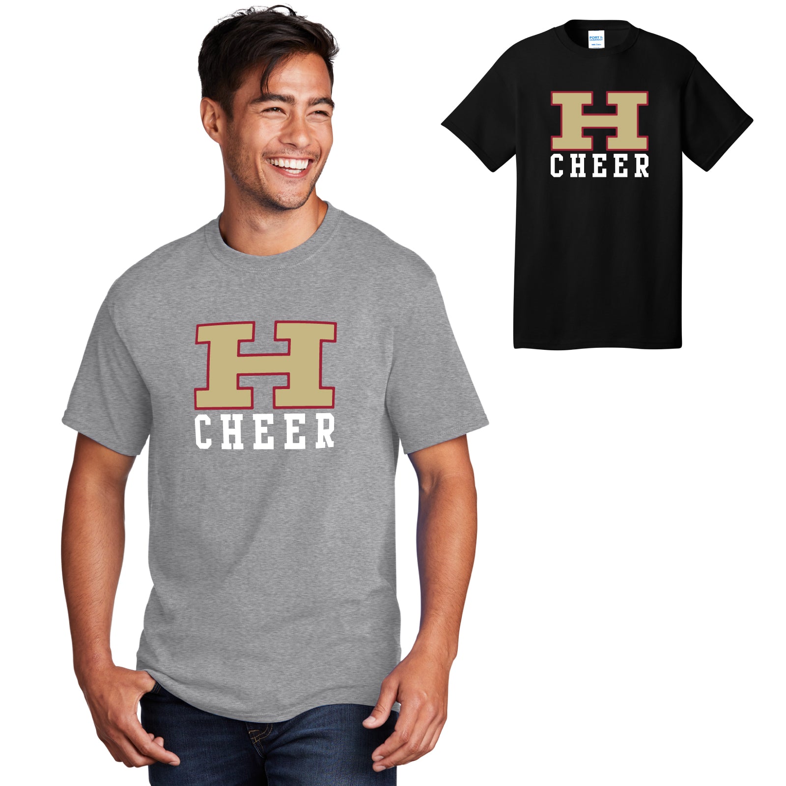 Hillsborough H.S. Cheerleading - Adult Unisex Cotton Short Sleeve Tee