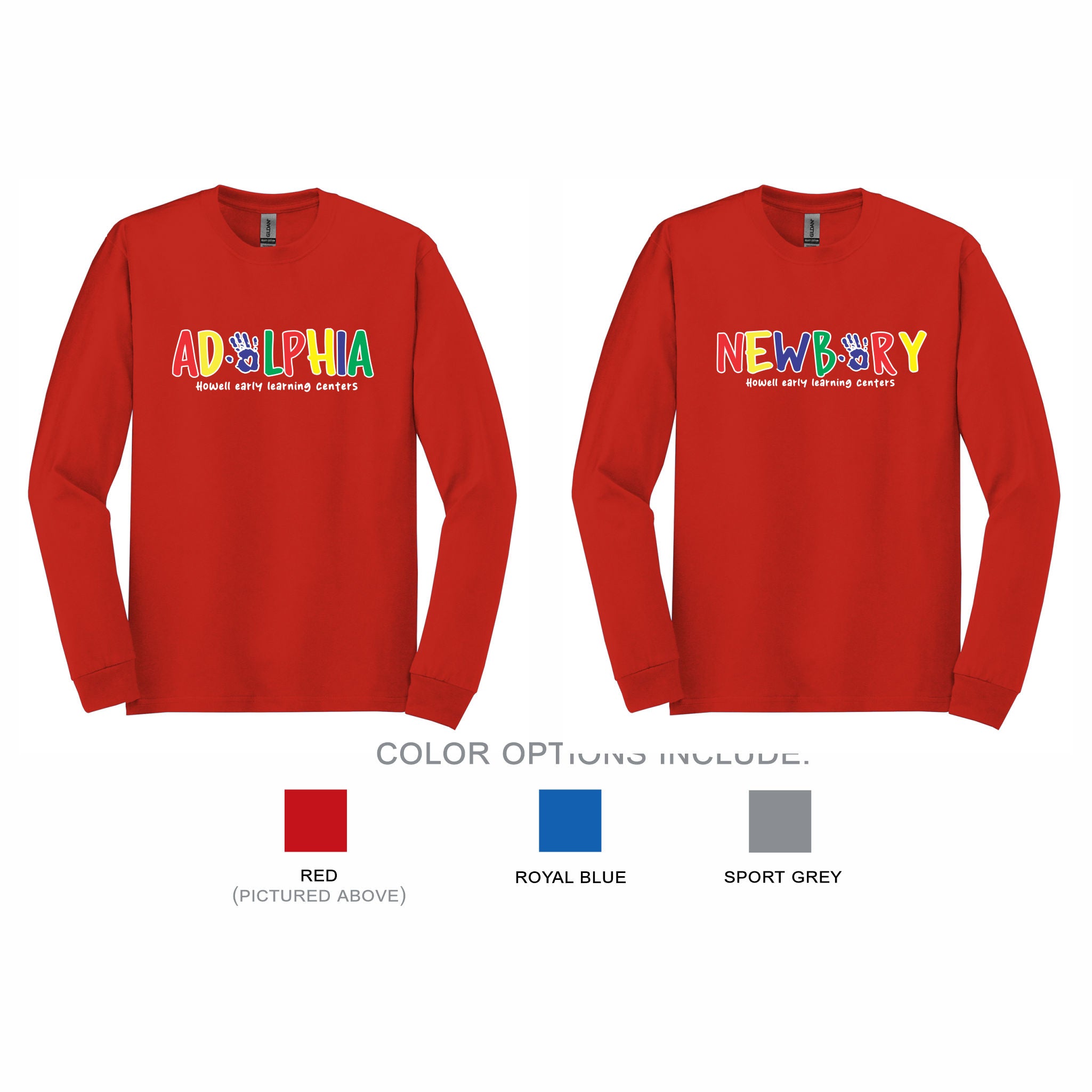 19. Howell ELC Staff - Long Sleeve T-Shirt