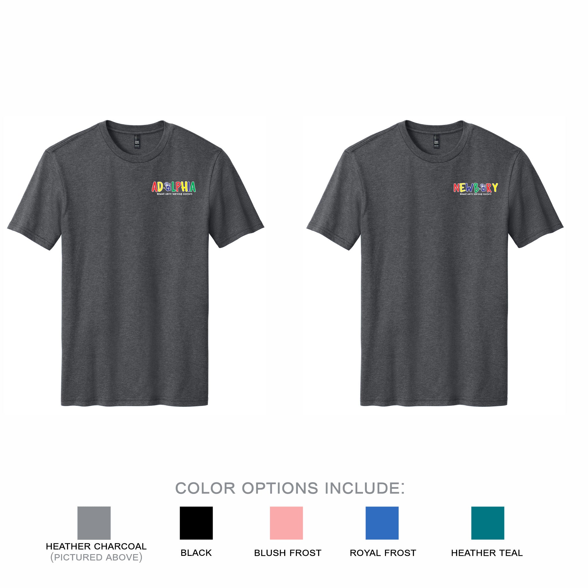 14. Howell ELC Staff - Short Sleeve T-Shirt (Small Logo)