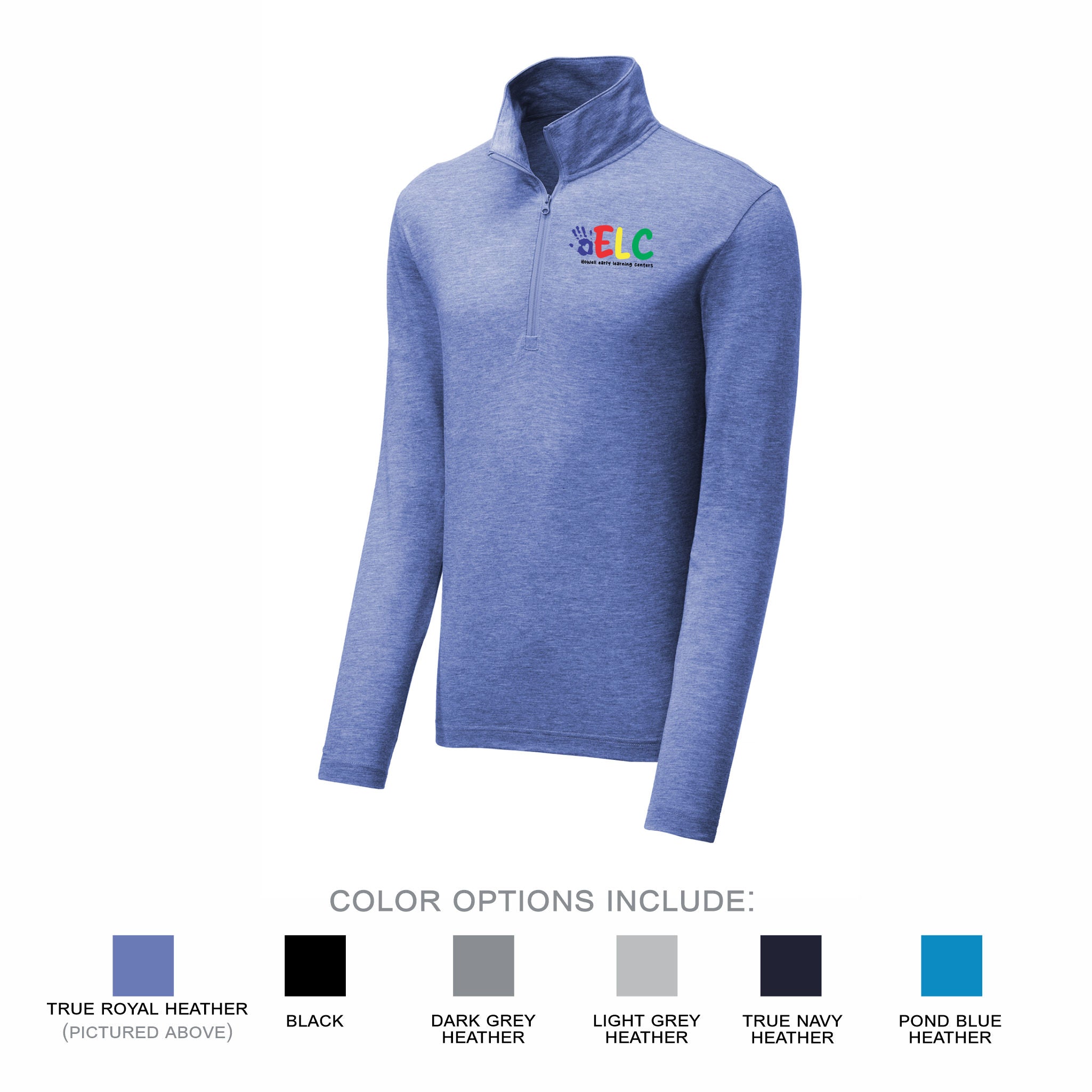 10. Howell ELC Staff - Triblend 1/4 Zip