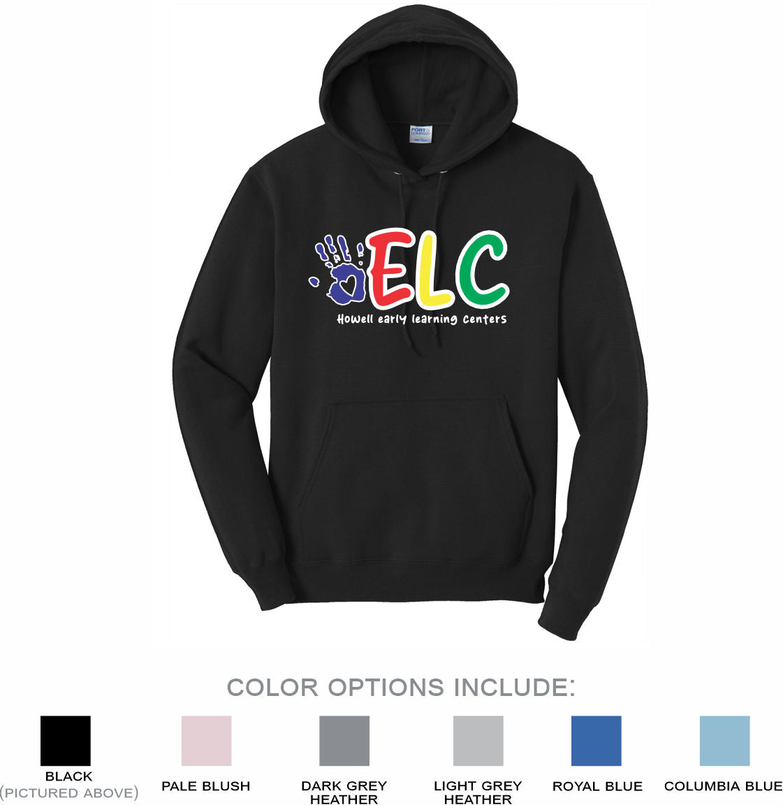12. Howell ELC Staff - Hoodie (Large Logo)
