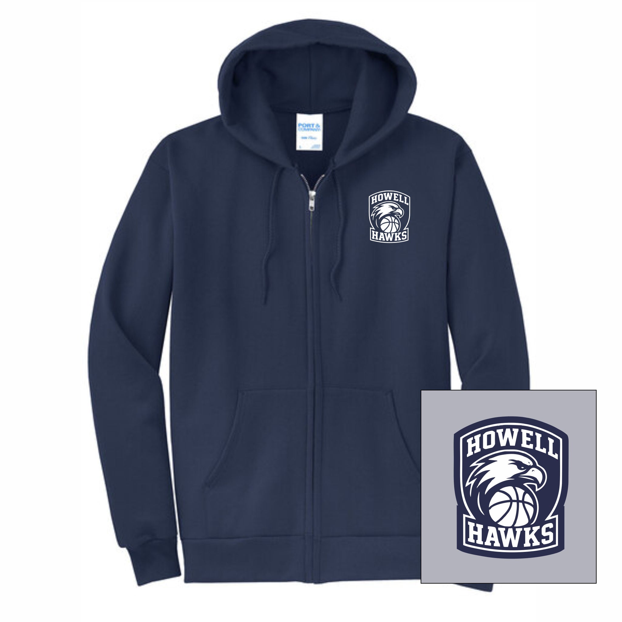 12. Howell Hawks - Full Zip Hoodie