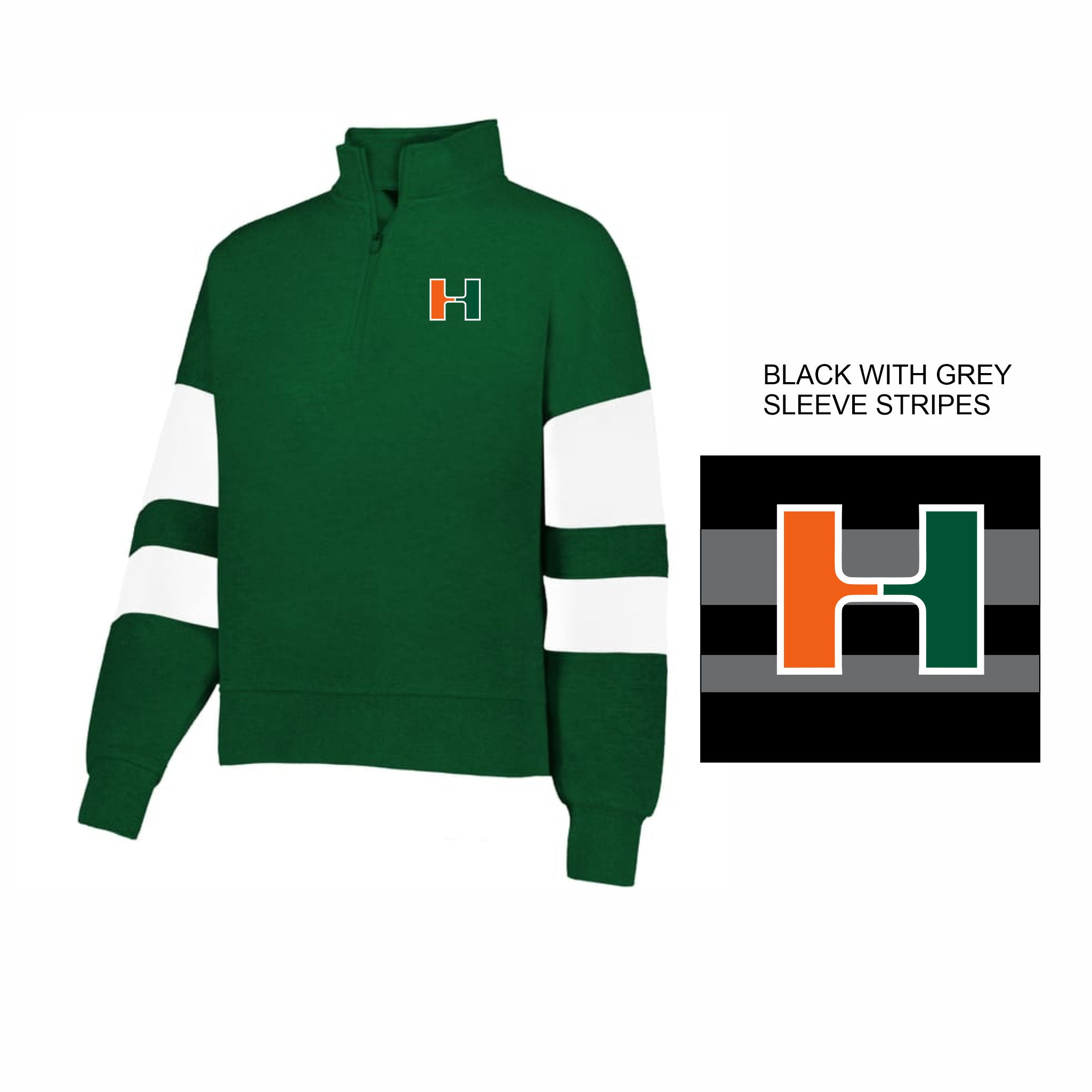 09. Howell Hurricanes - Ladies 1/4 Zip Sweatshirt