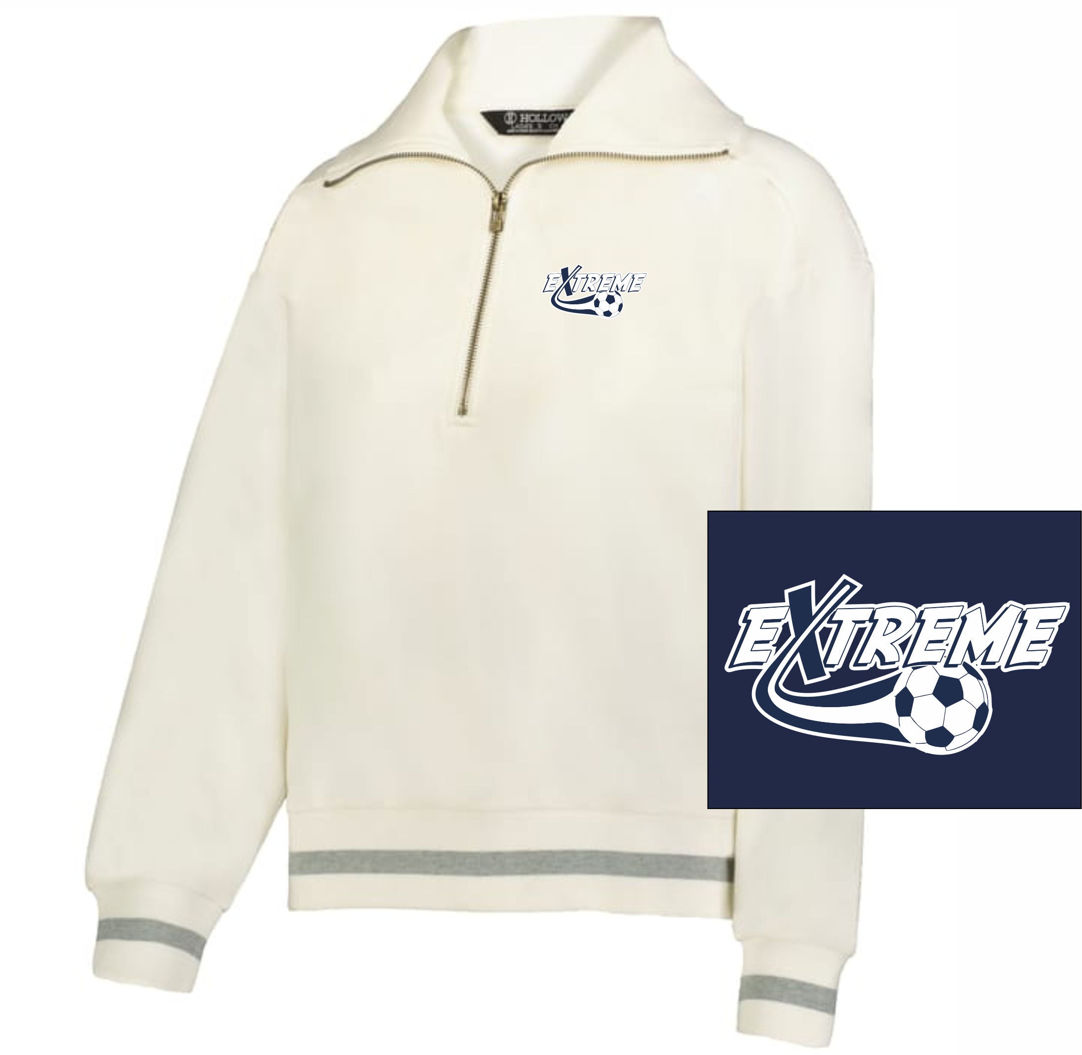 14. Extreme Soccer - Ladies Heritage 1/4 Zip
