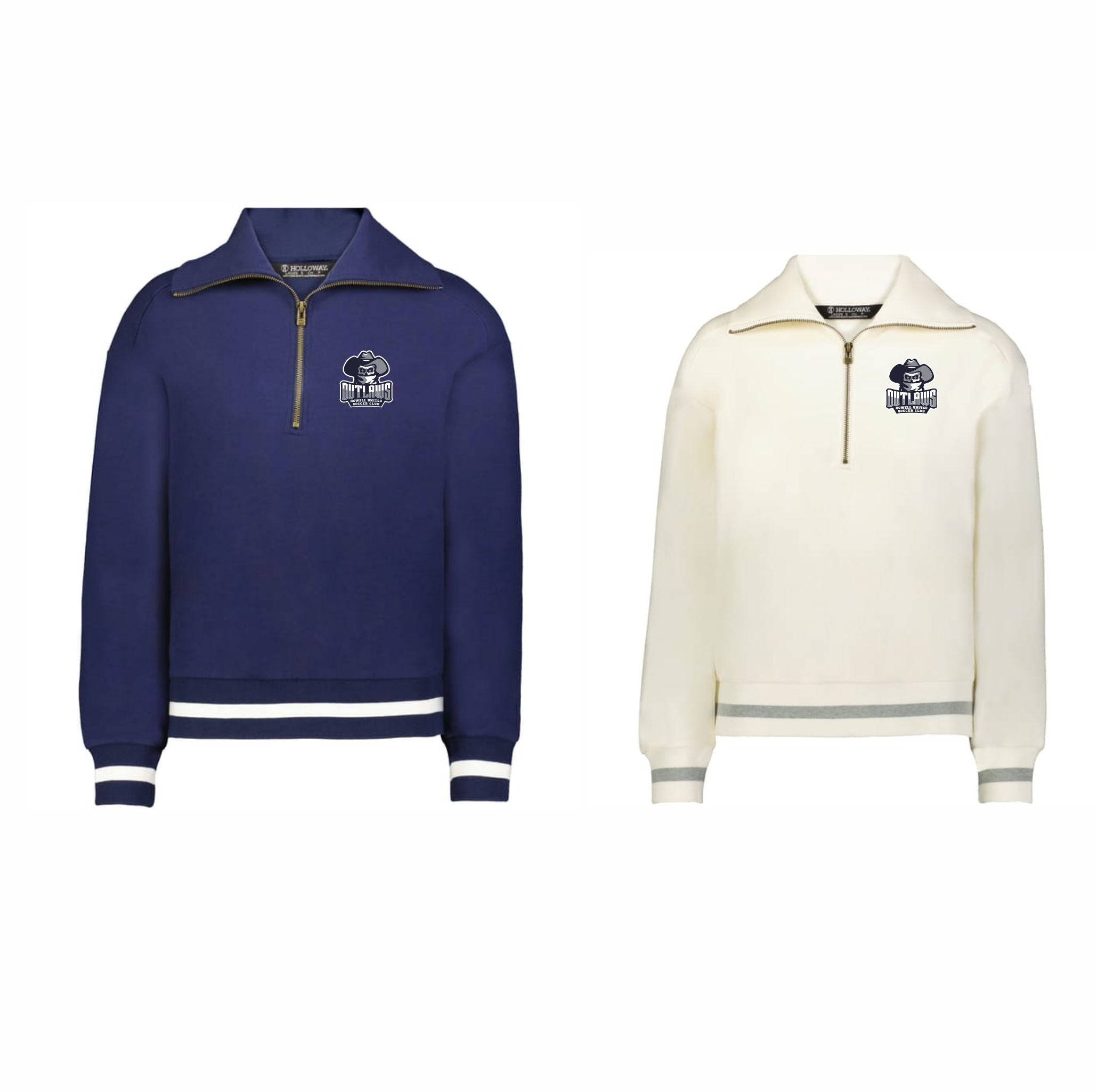 14. Outlaws Soccer - Ladies Heritage 1/4 Zip