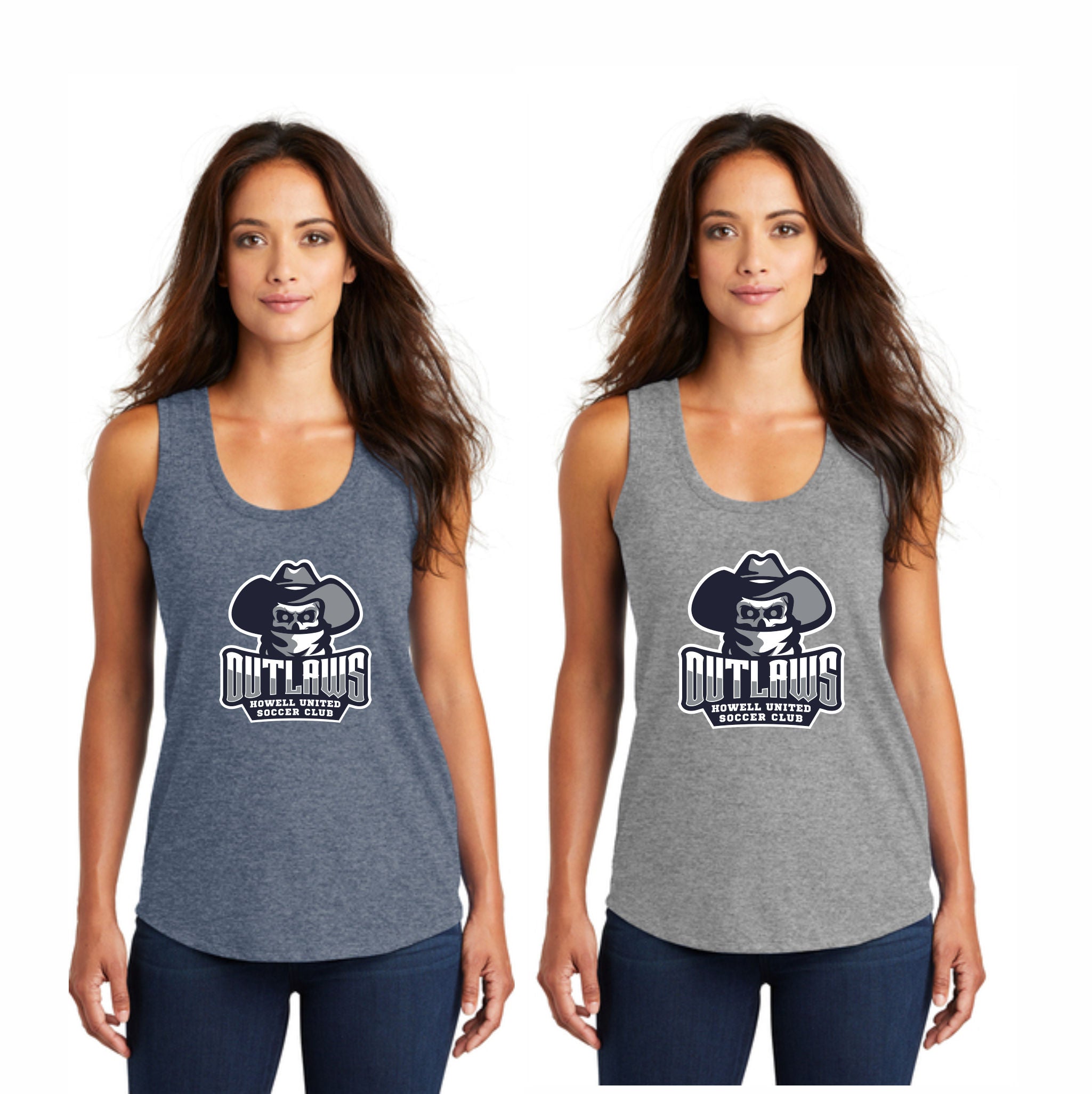 10. Outlaws Soccer - Ladies Tank Top