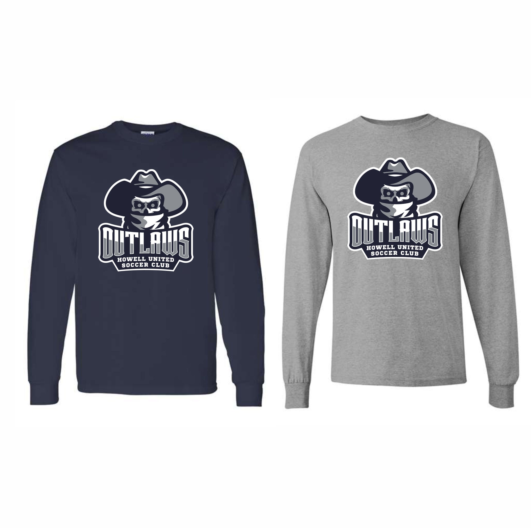 04. Outlaws Soccer - Long Sleeve Cotton Shirt