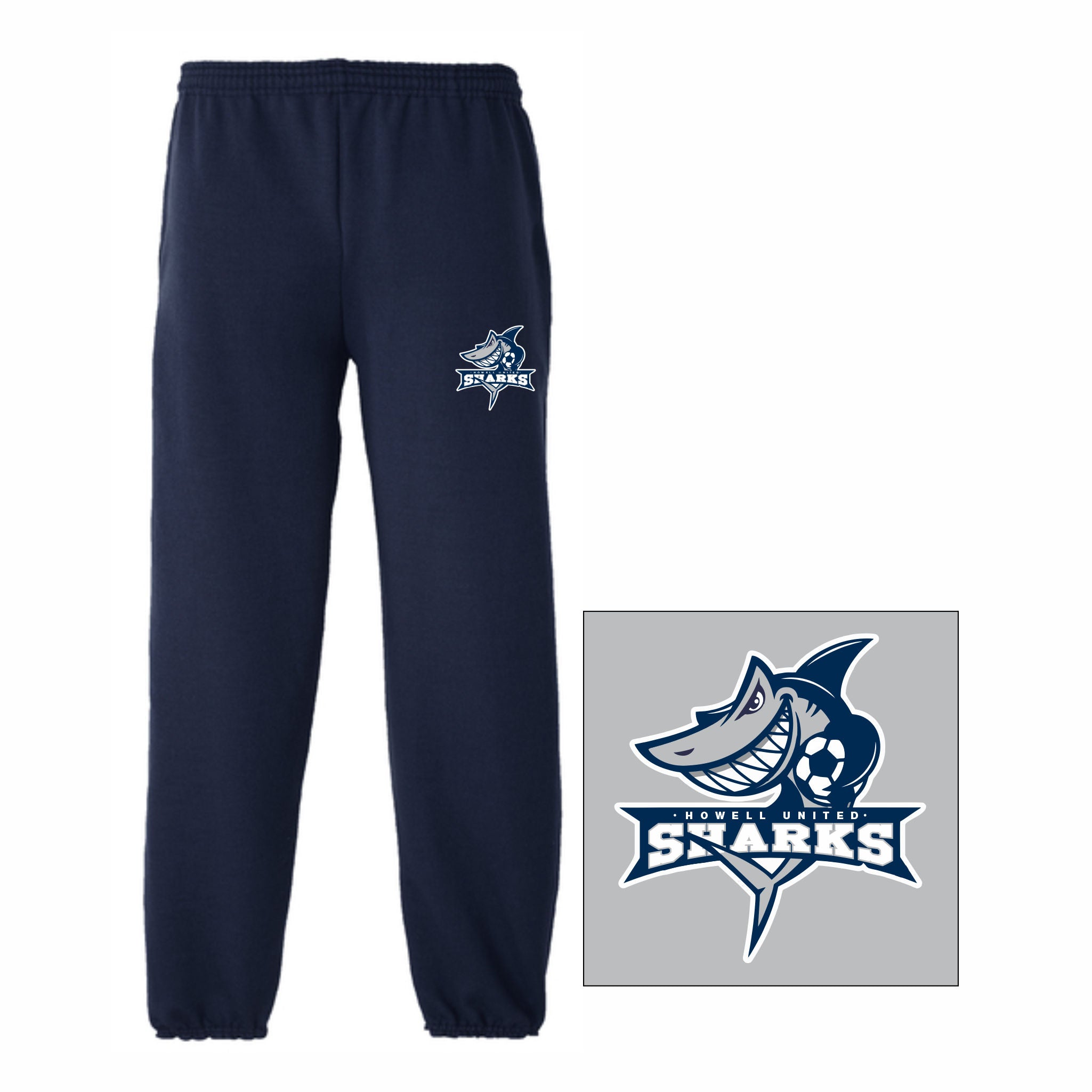 09. Sharks Soccer - Elastic Hem Sweatpants