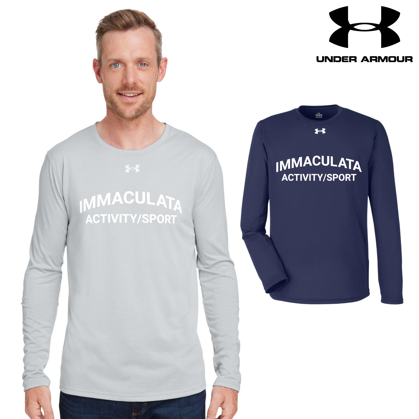 Immaculata H.S. Spirit Wear - Under Armour® Men's/Women's Tech Wicking Long Sleeve Tee