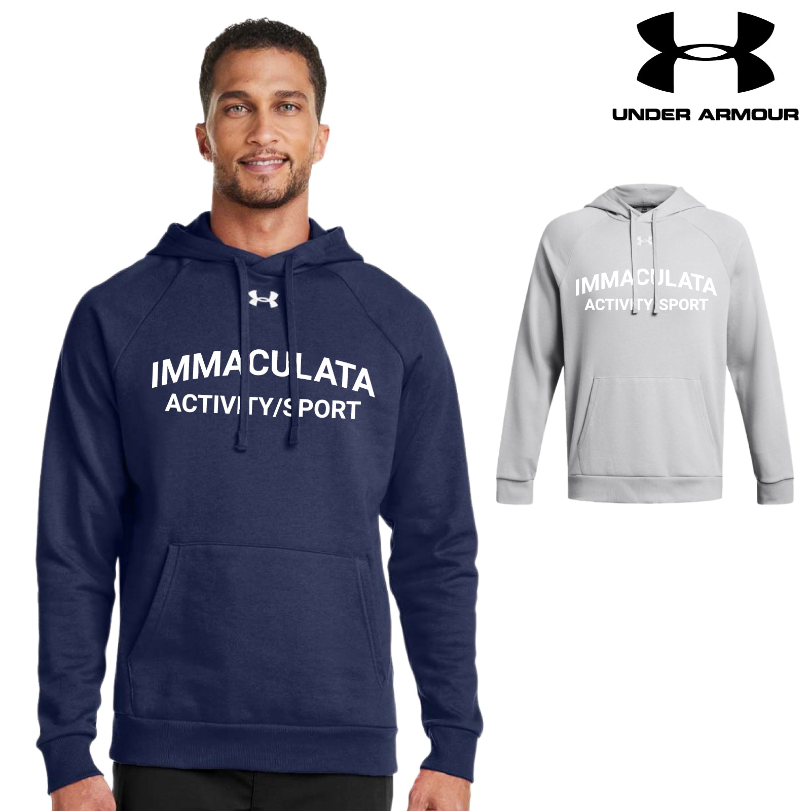Immaculata H.S. Spirit Wear - Under Armour® Adult Unisex Fleece Hooded Sweatshirt