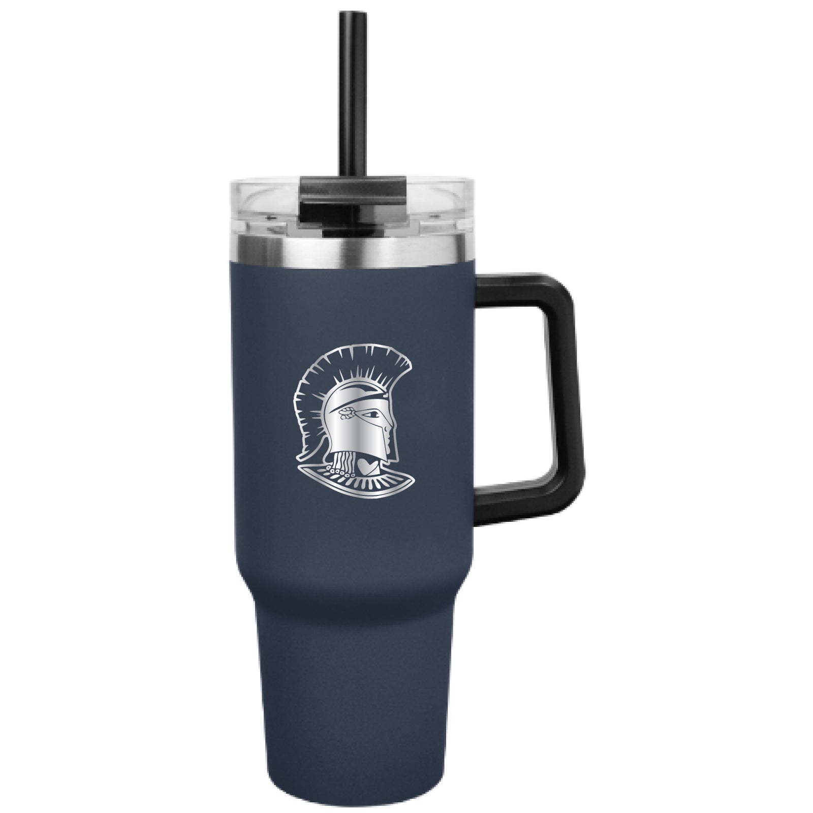 Immaculata H.S. Spirit Wear - Laser-Engraved 40oz Stainless Steel Tumbler w/Straw