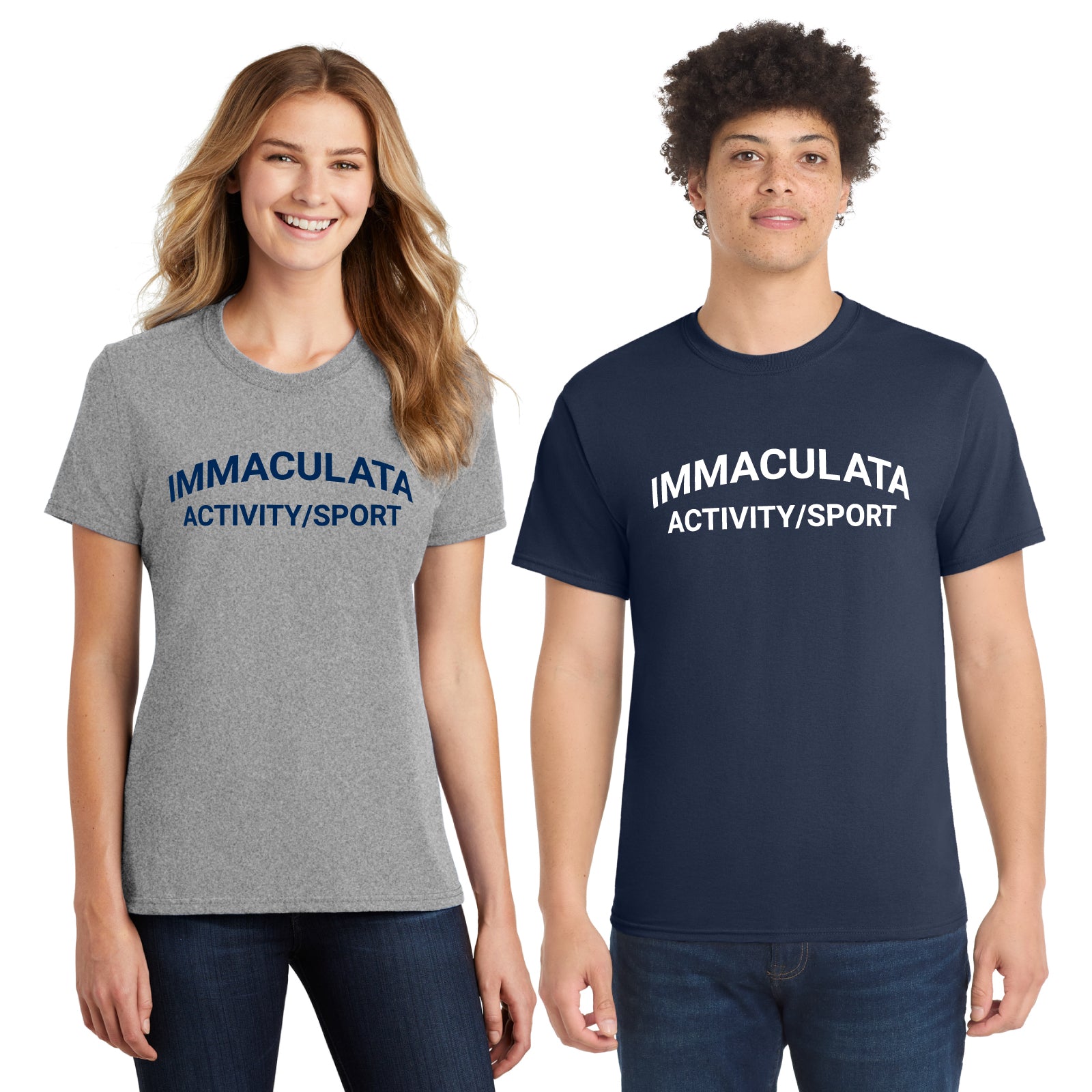 Immaculata H.S. Spirit Wear - 'Immaculata' Men's/Women's Blend Short Sleeve Tee