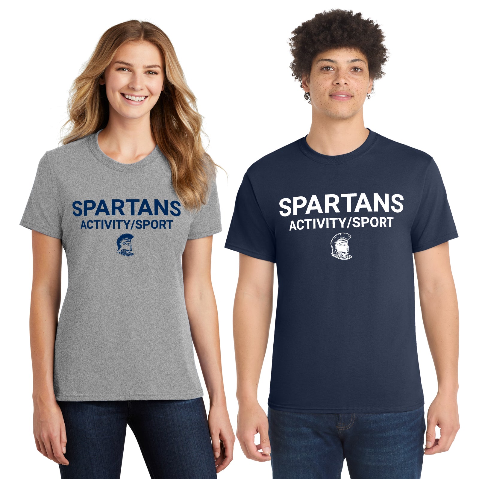 Immaculata H.S. Spirit Wear - 'Spartans' Men's/Women's Blend Short Sleeve Tee