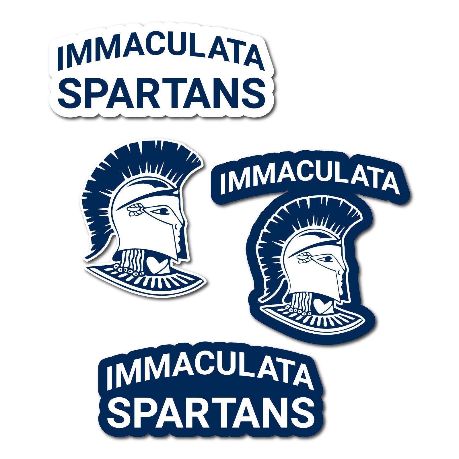 Immaculata H.S. Spirit Wear - Sticker 4-Pack