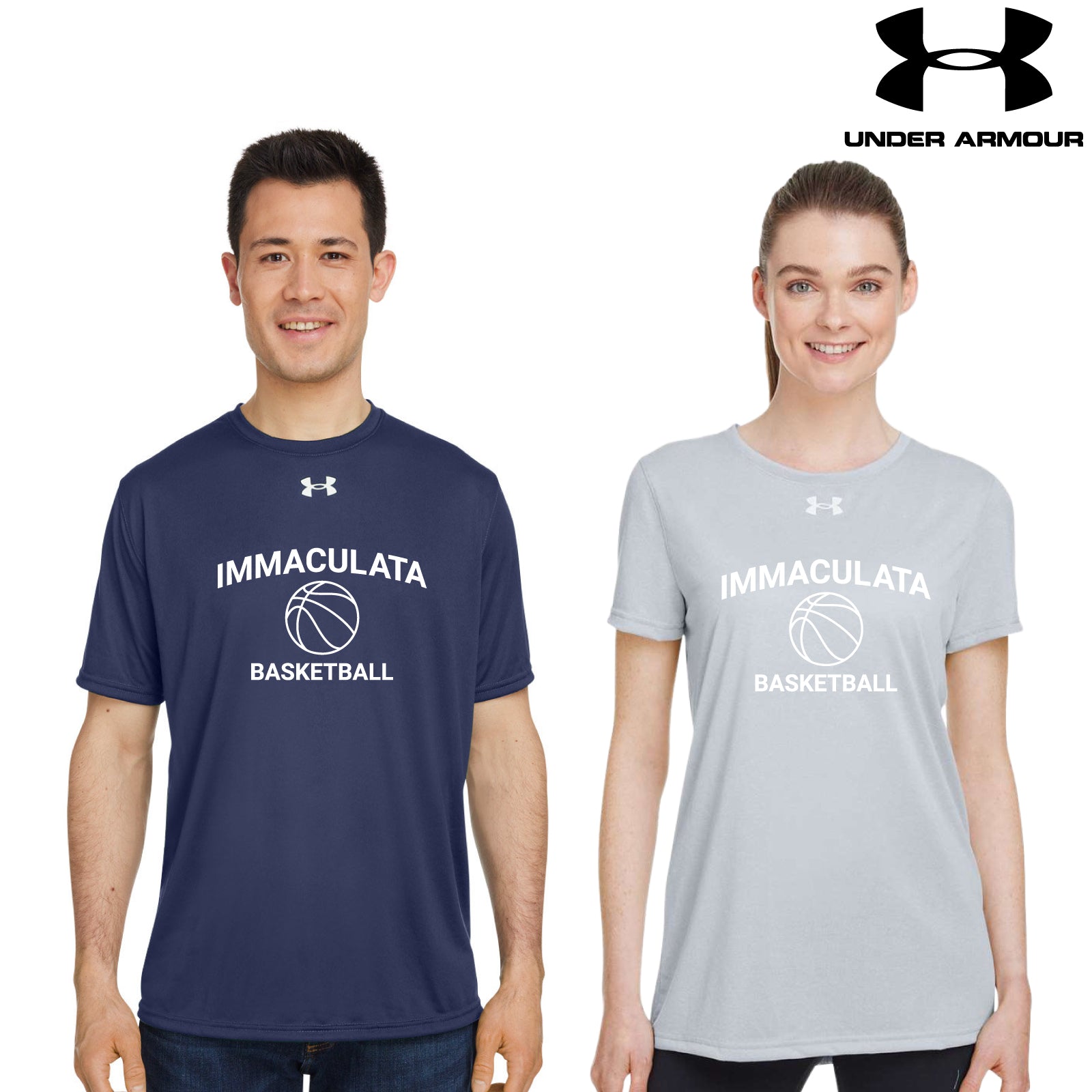 Immaculata H.S. Basketball - Under Armour® Men's/Women's Tech Wicking Short Sleeve Tee