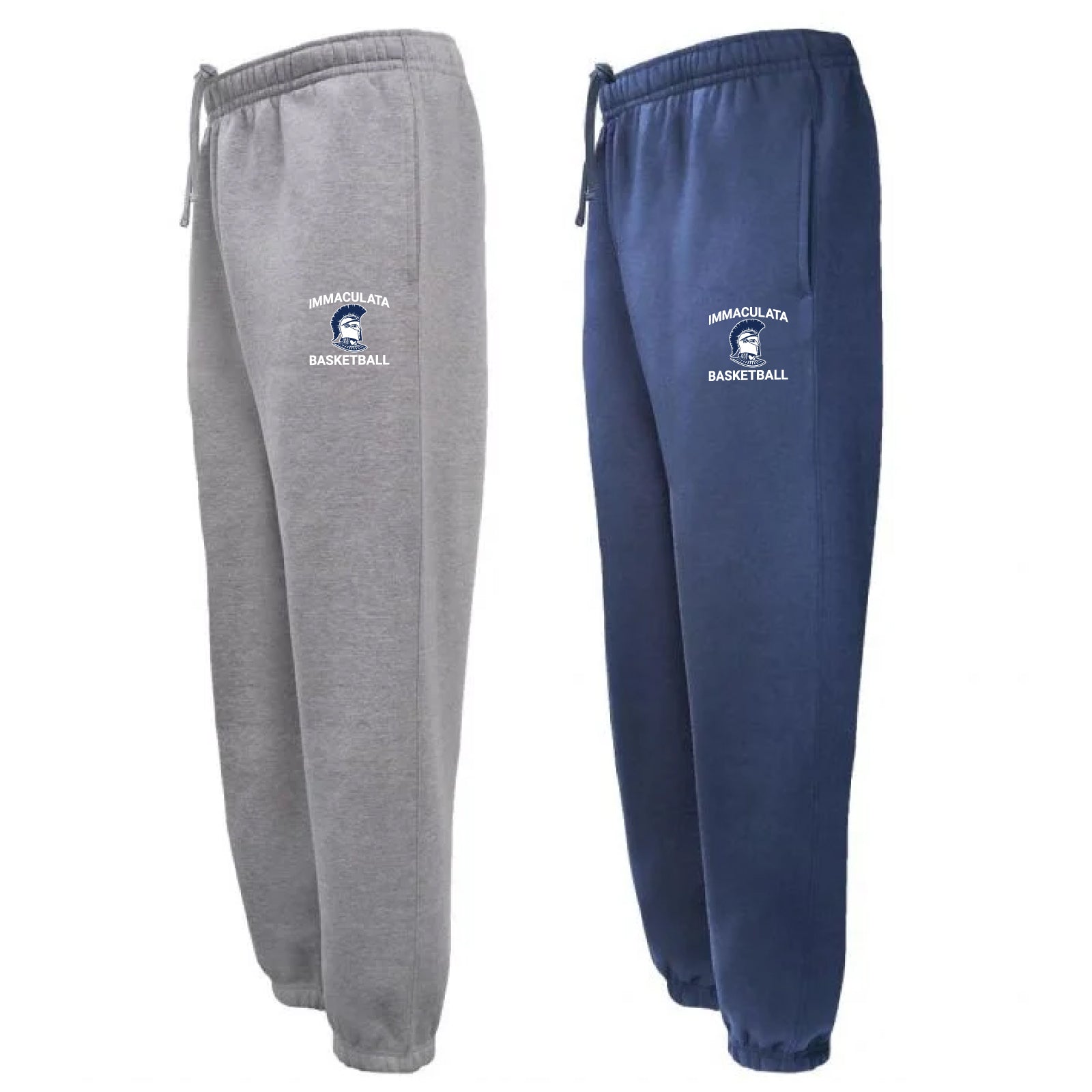 Immaculata H.S. Basketball - Adult Unisex Closed-Bottom Sweatpants