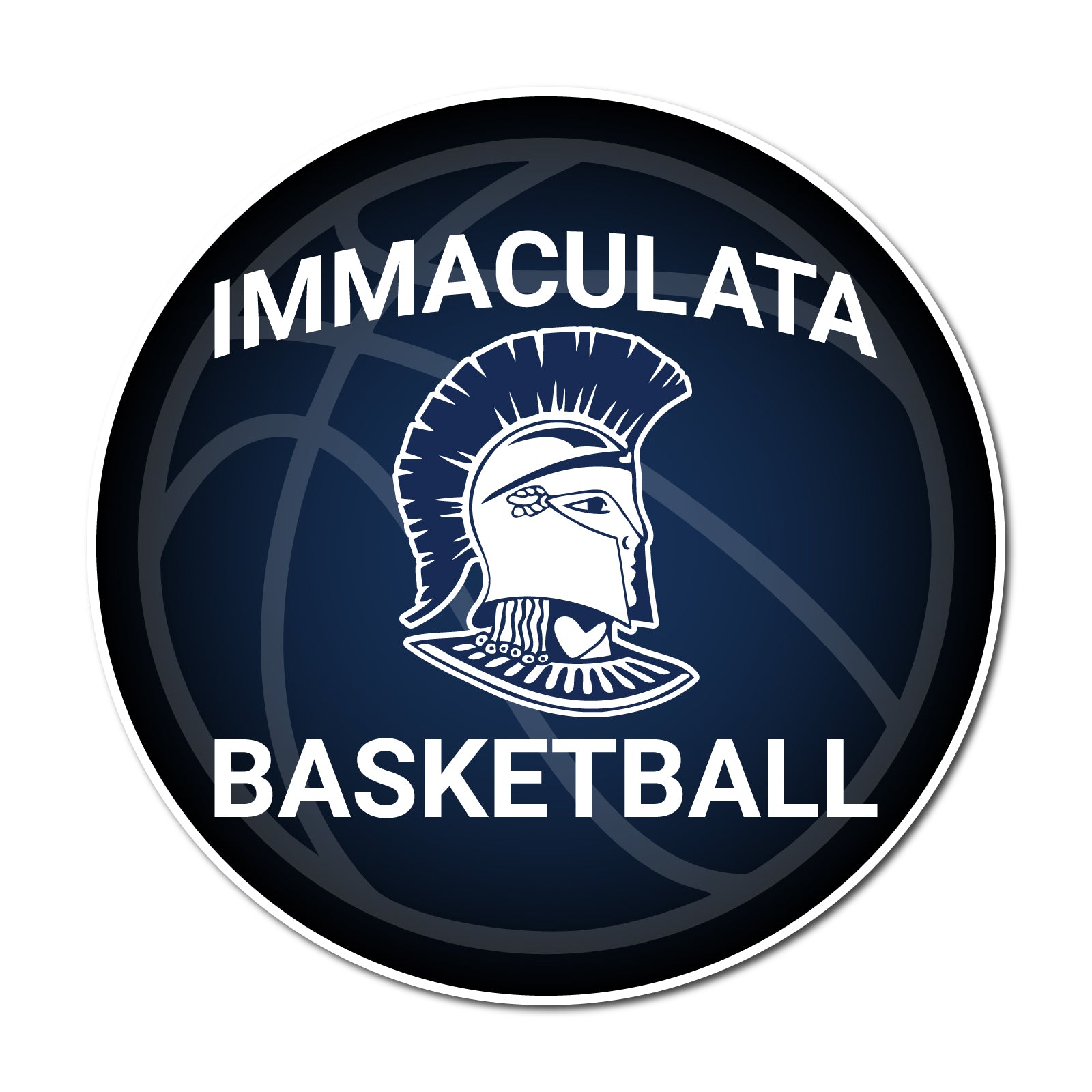 Immaculata H.S. Basketball - Car Magnet