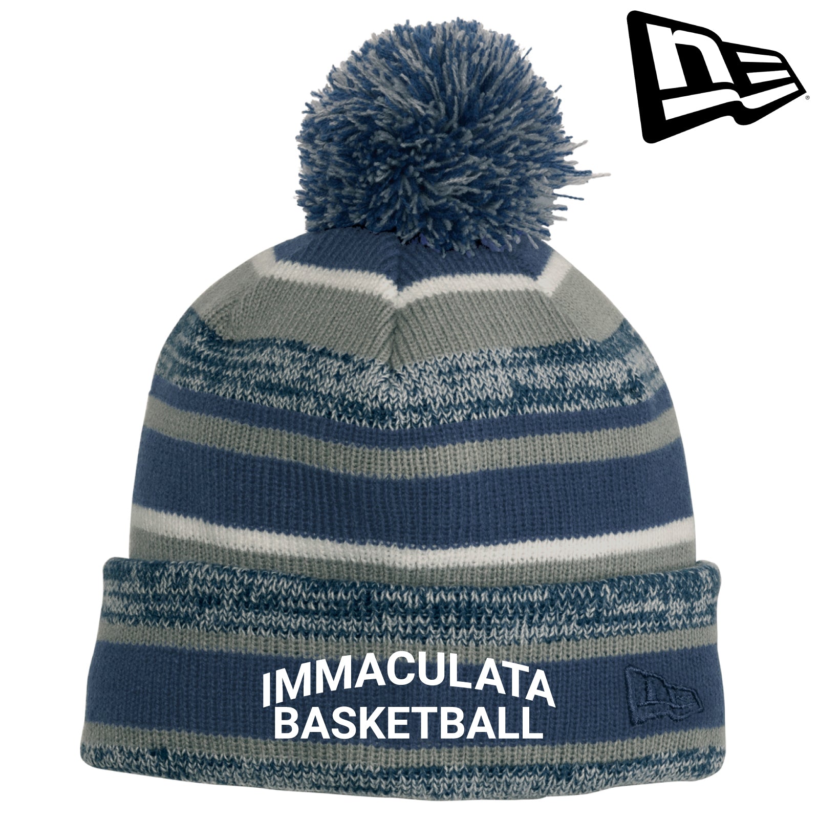Immaculata H.S. Basketball - Embroidered New Era® Sideline Beanie