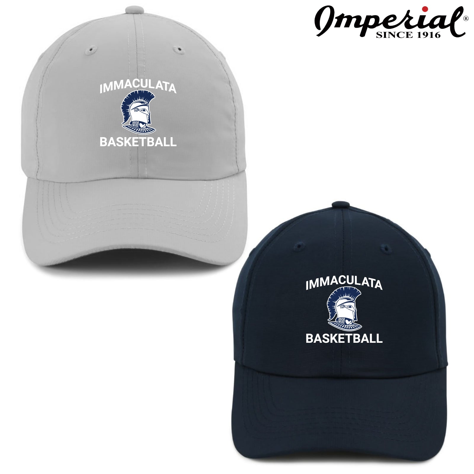 Immaculata H.S. Basketball - Embroidered Imperial® Adjustable Performance Cap