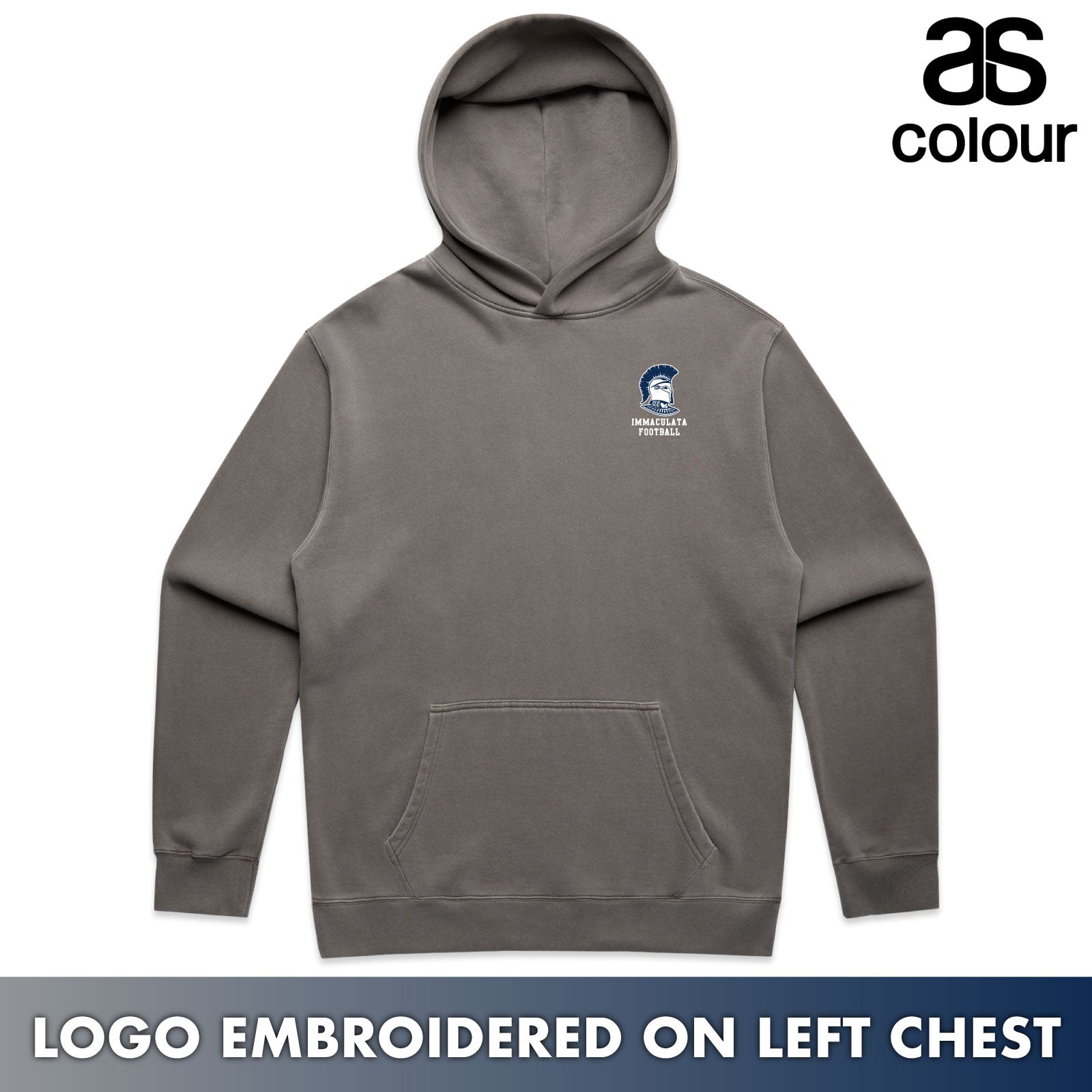 Immaculata Football - AS Colour Premium Men's / Women's Relax Faded Hooded Sweatshirt