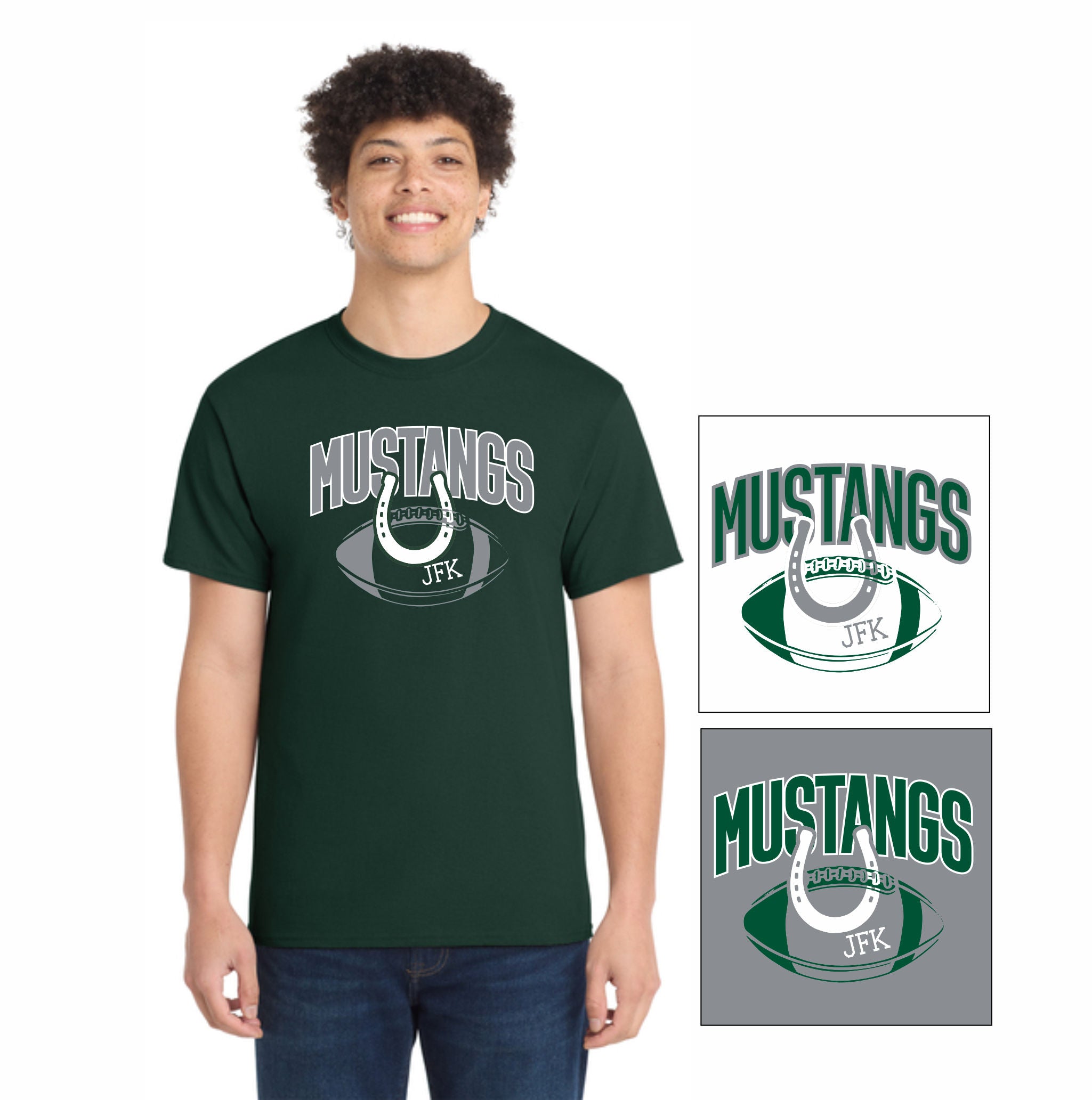 01. JFK Football - Short Sleeve T-Shirt