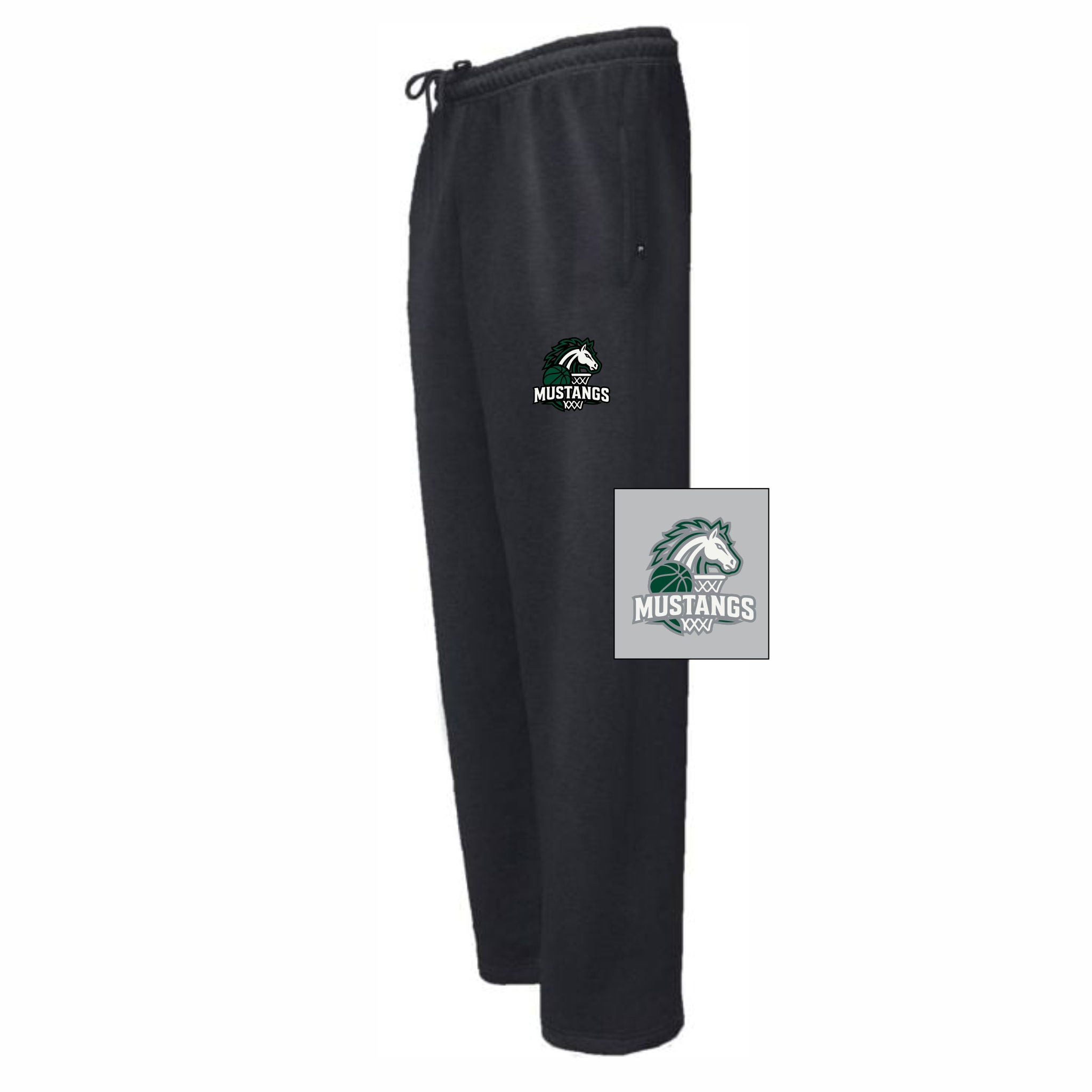 08. JFK Girls BBall - Open Hem Sweatpants