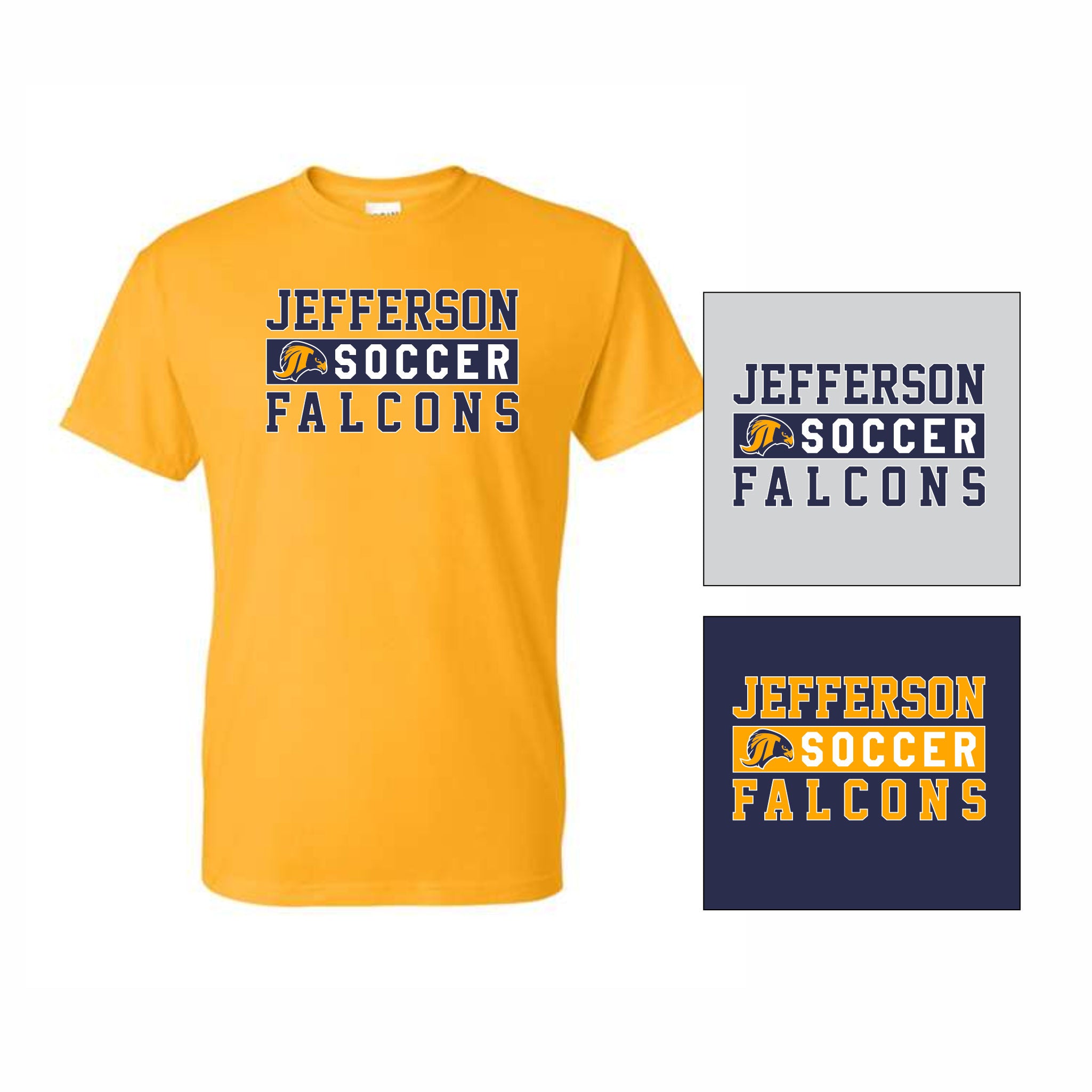 22. Jefferson Girls Soccer - Short Sleeve T-Shirt