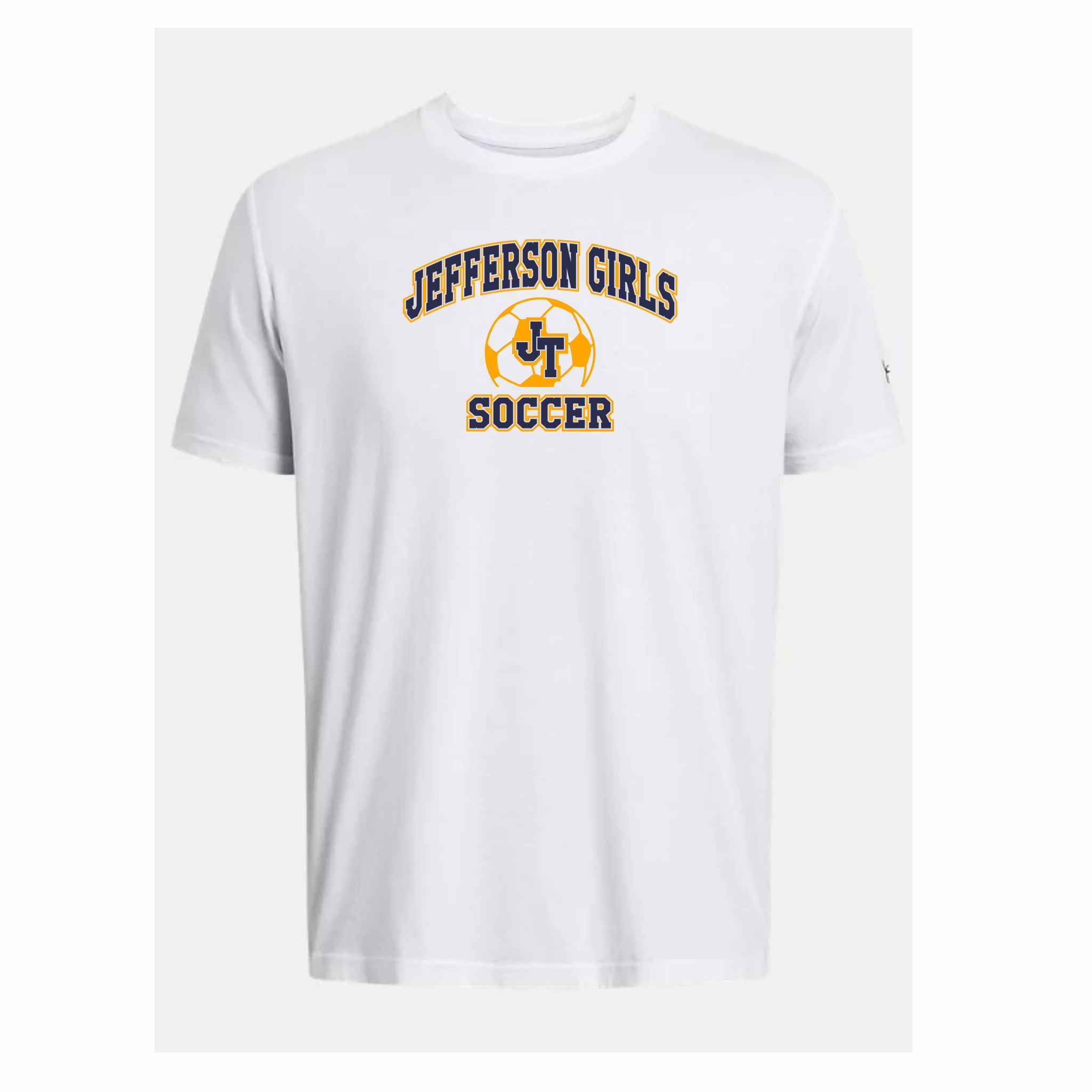 08. Jefferson Girls Soccer -Mens UA Short Sleeve Athletics T-Shirt