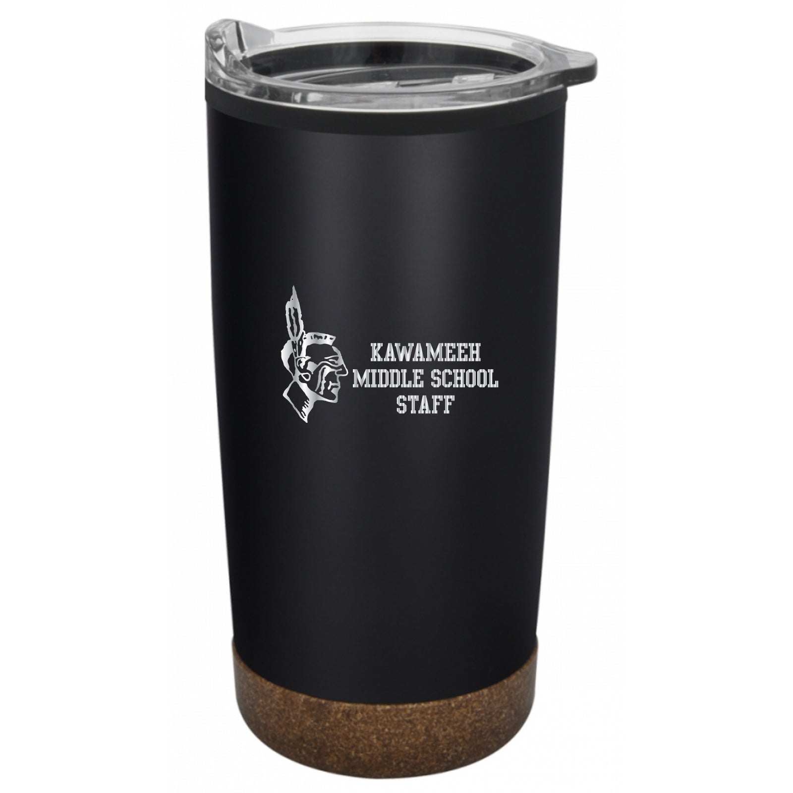 Kawameeh M.S. Staff - 'STRAIGHT TEXT' 20oz. Laser-Engraved Stainless Steel Coffee Tumbler