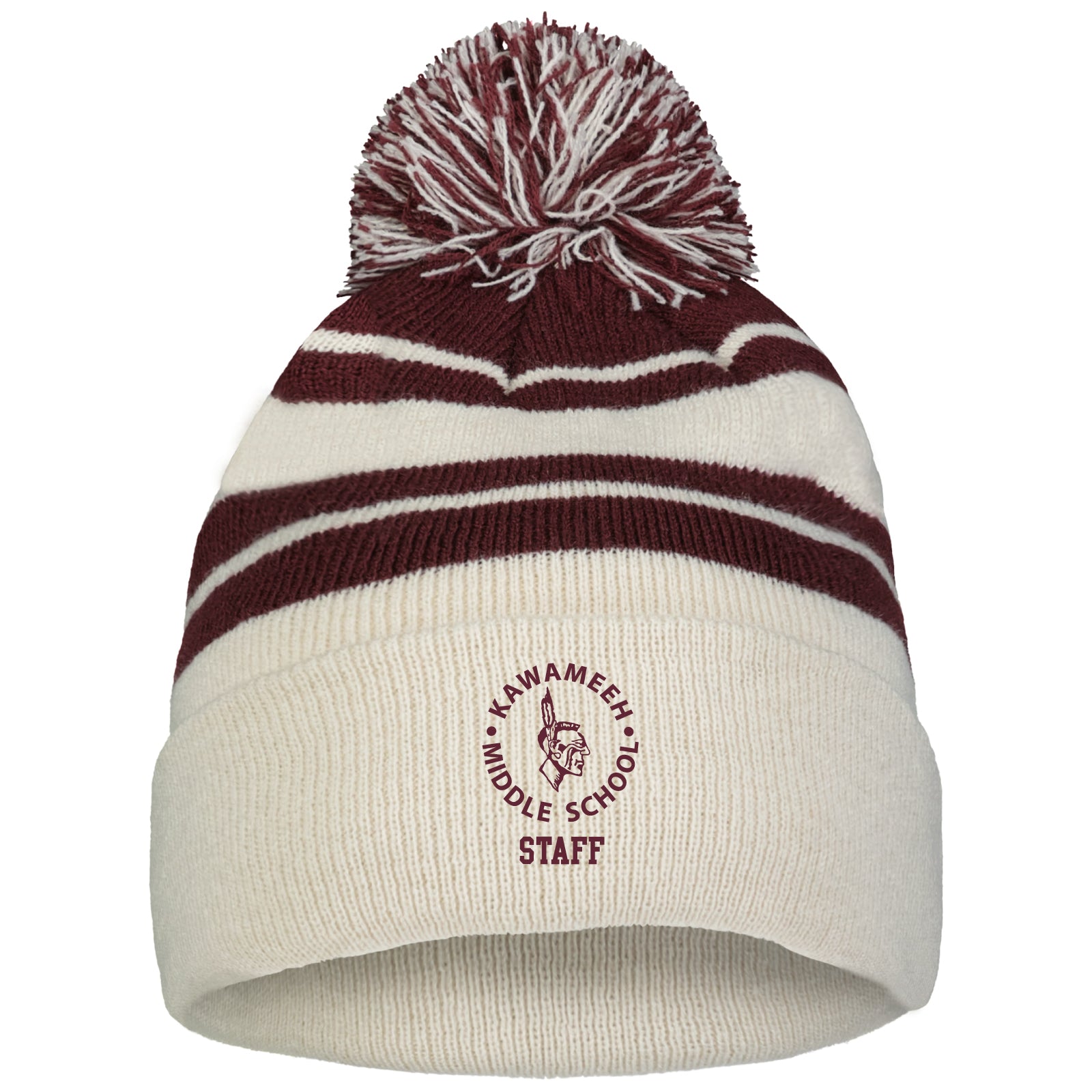 Kawameeh M.S. Staff - 'CIRCLE' Knit Pom Beanie