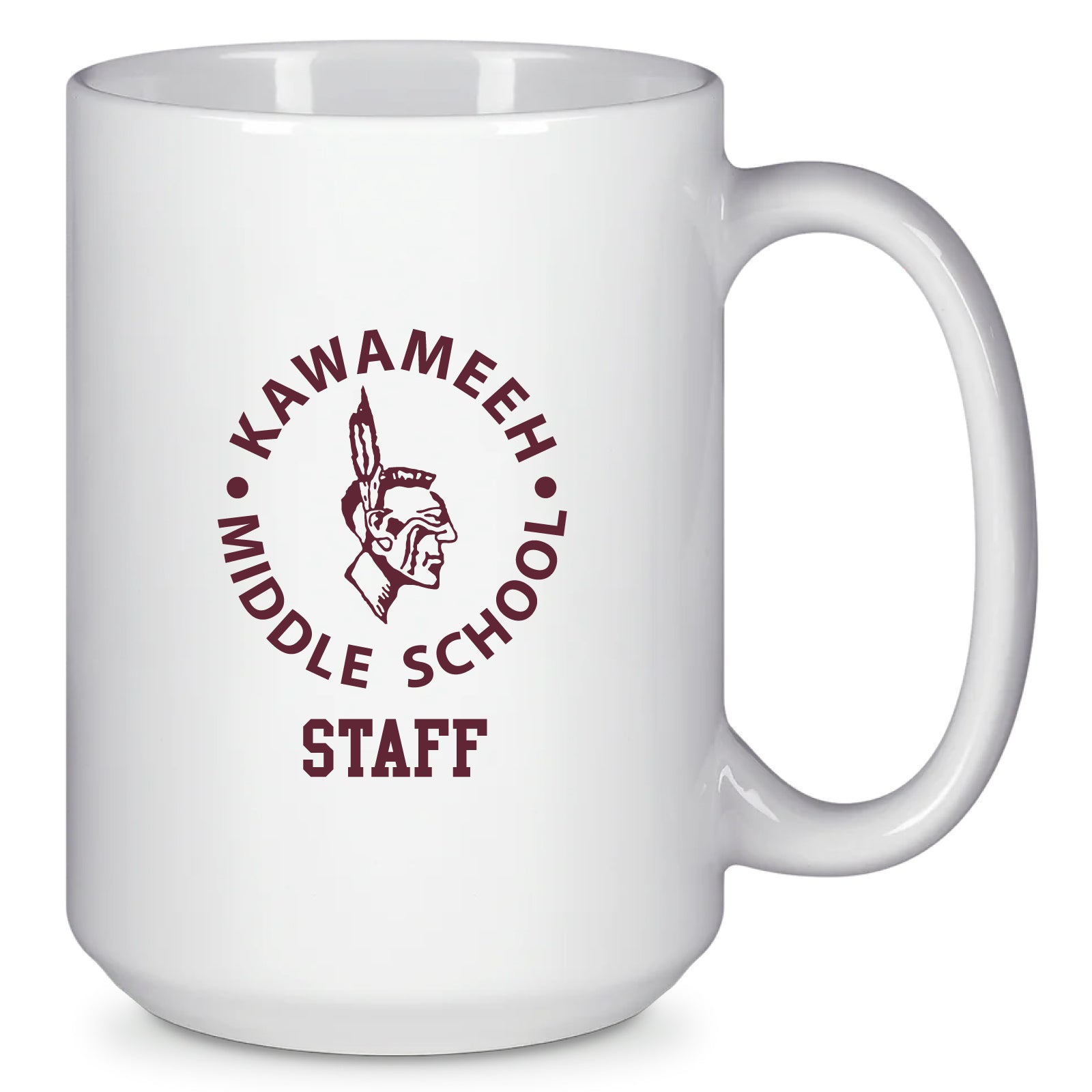 Kawameeh M.S. Staff - 'CIRCLE' 15oz. Ceramic Coffee Mug