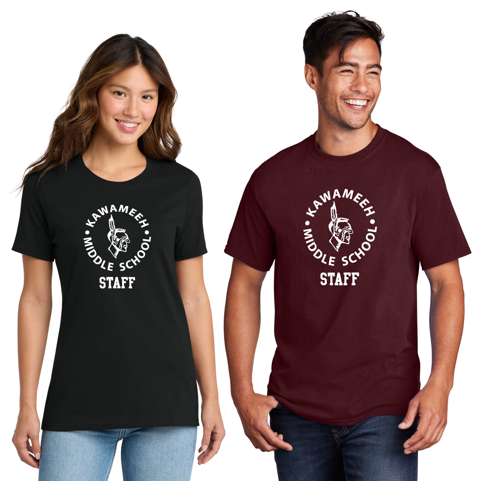 Kawameeh M.S. Staff - 'CIRCLE' Men's / Women's Cotton Short Sleeve Tee