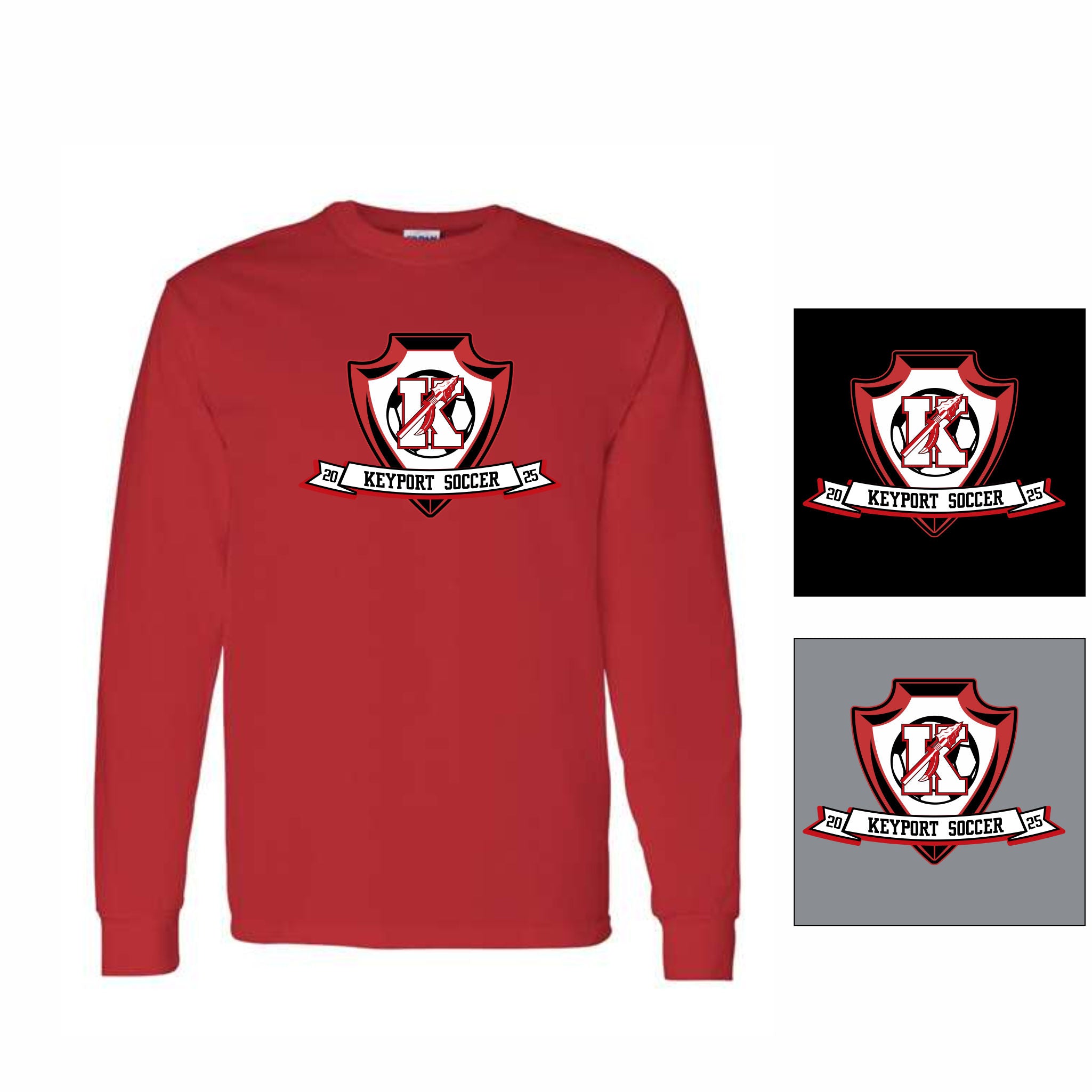 02. Keyport Soccer - Long Sleeve T-Shirt