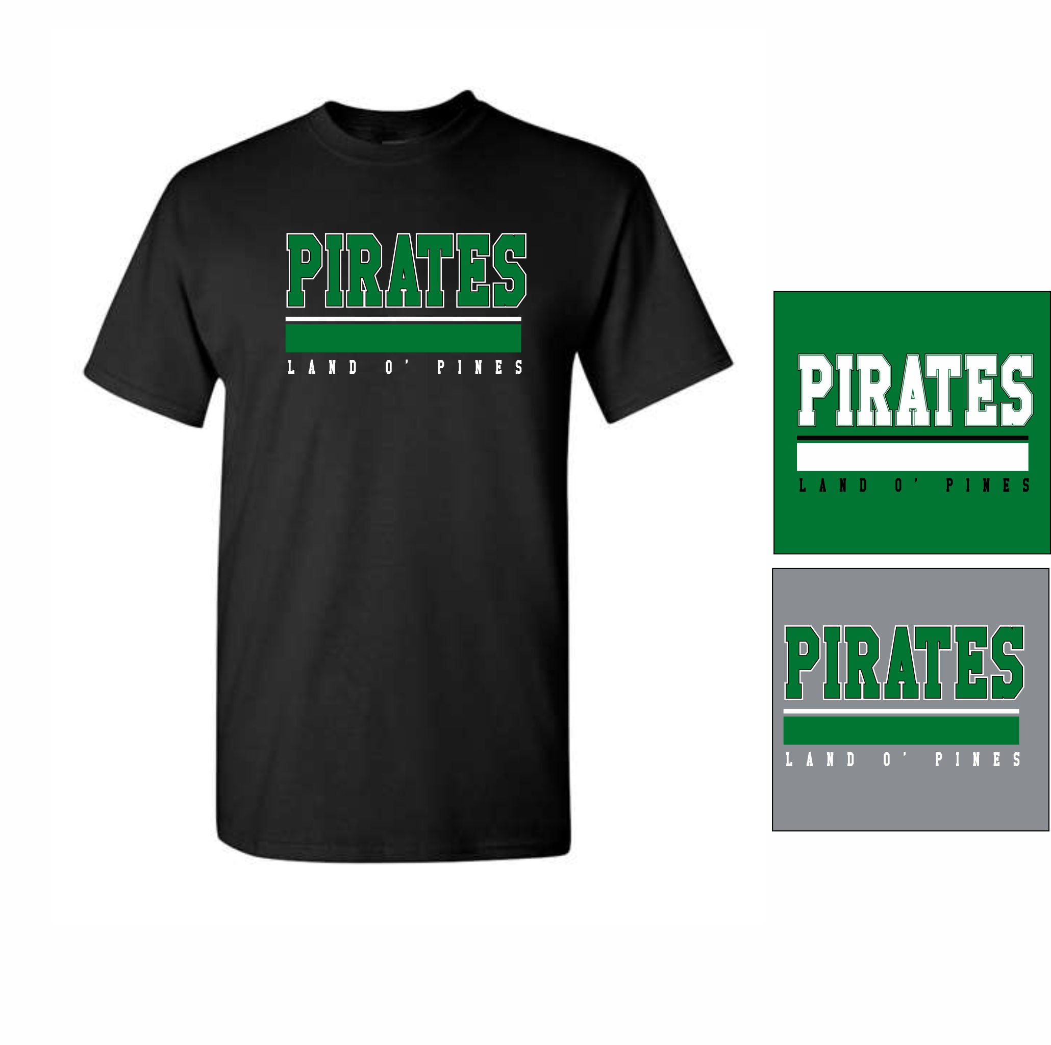 LOP Staff - Short Sleeve T (Pirates Lines Design)