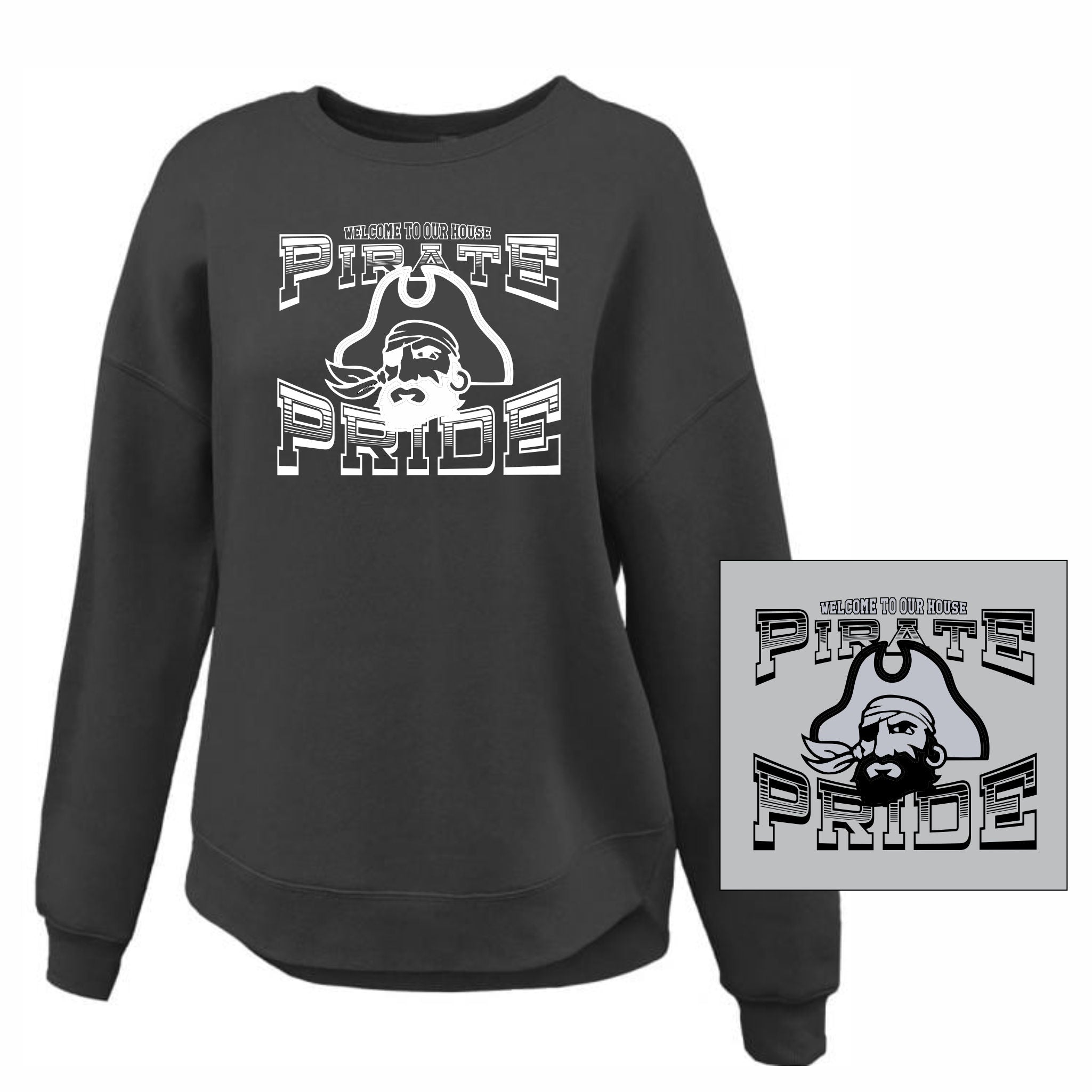 LOP Staff - Ladies Crewneck (Pirate Pride)