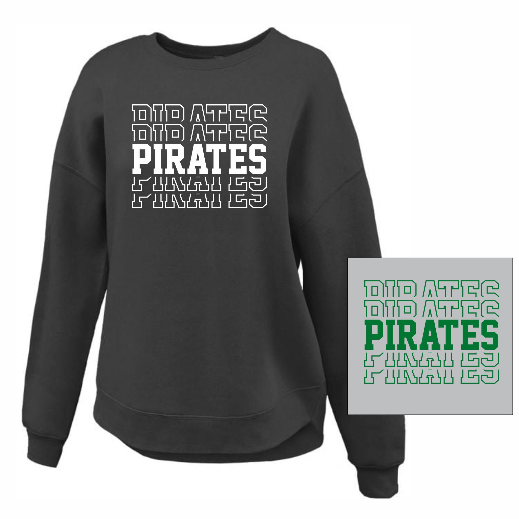 LOP Staff - Ladies Crewneck (Repeating Design)