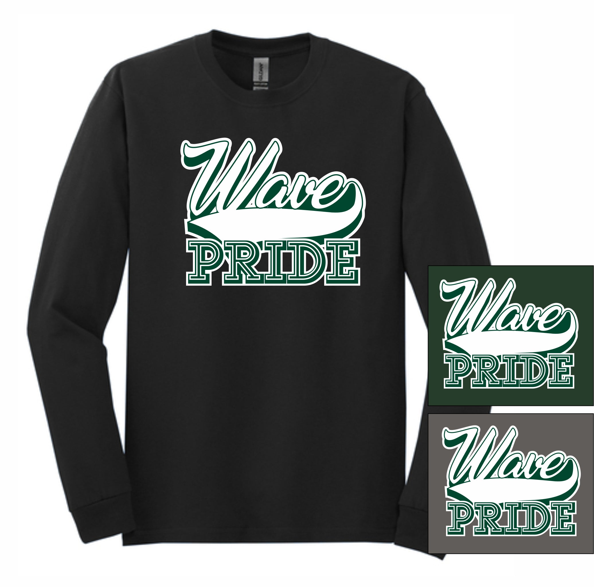 25. LB Middle School - Wave Pride Long Sleeve T