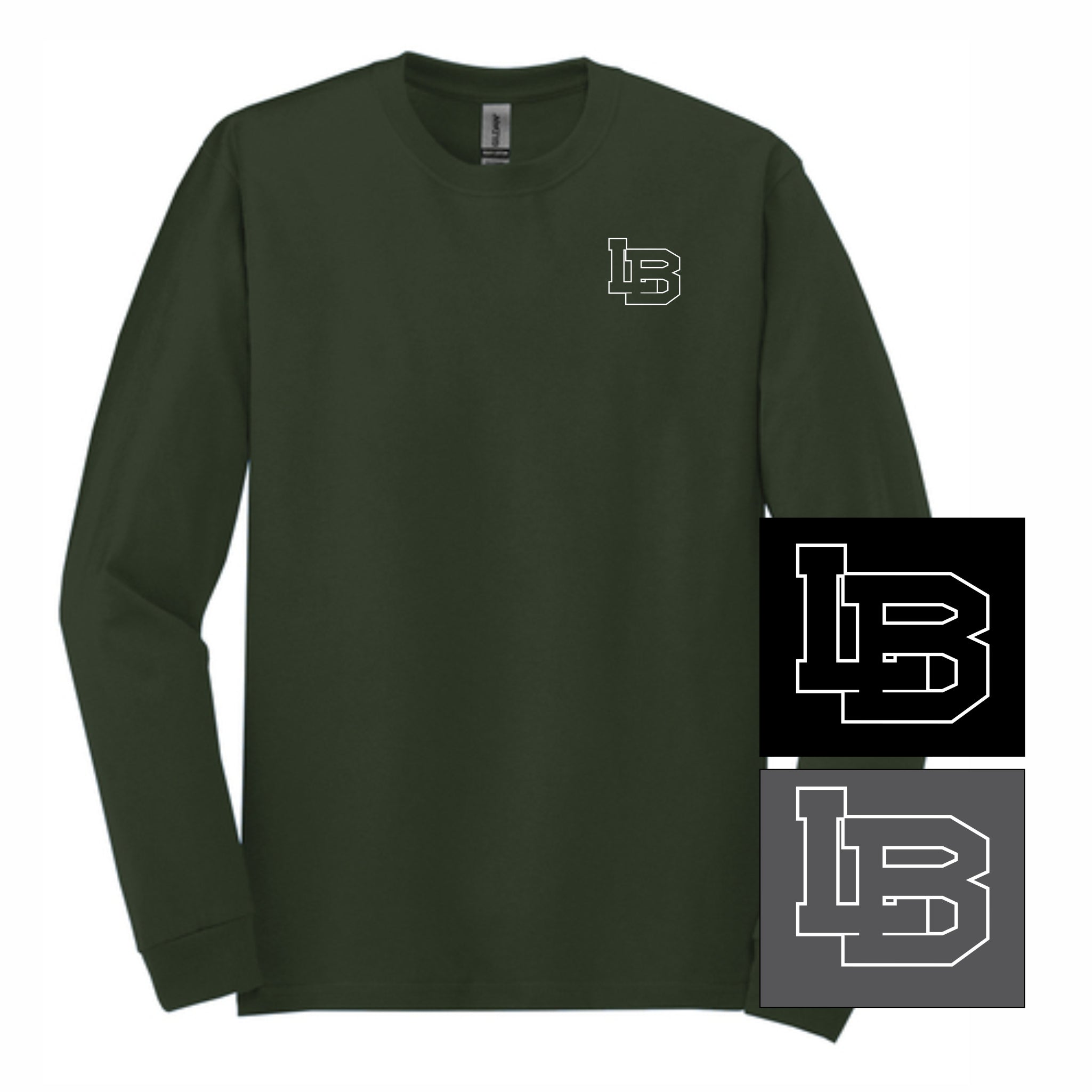 22. LB Middle School - Small LB Chest Long Sleeve T