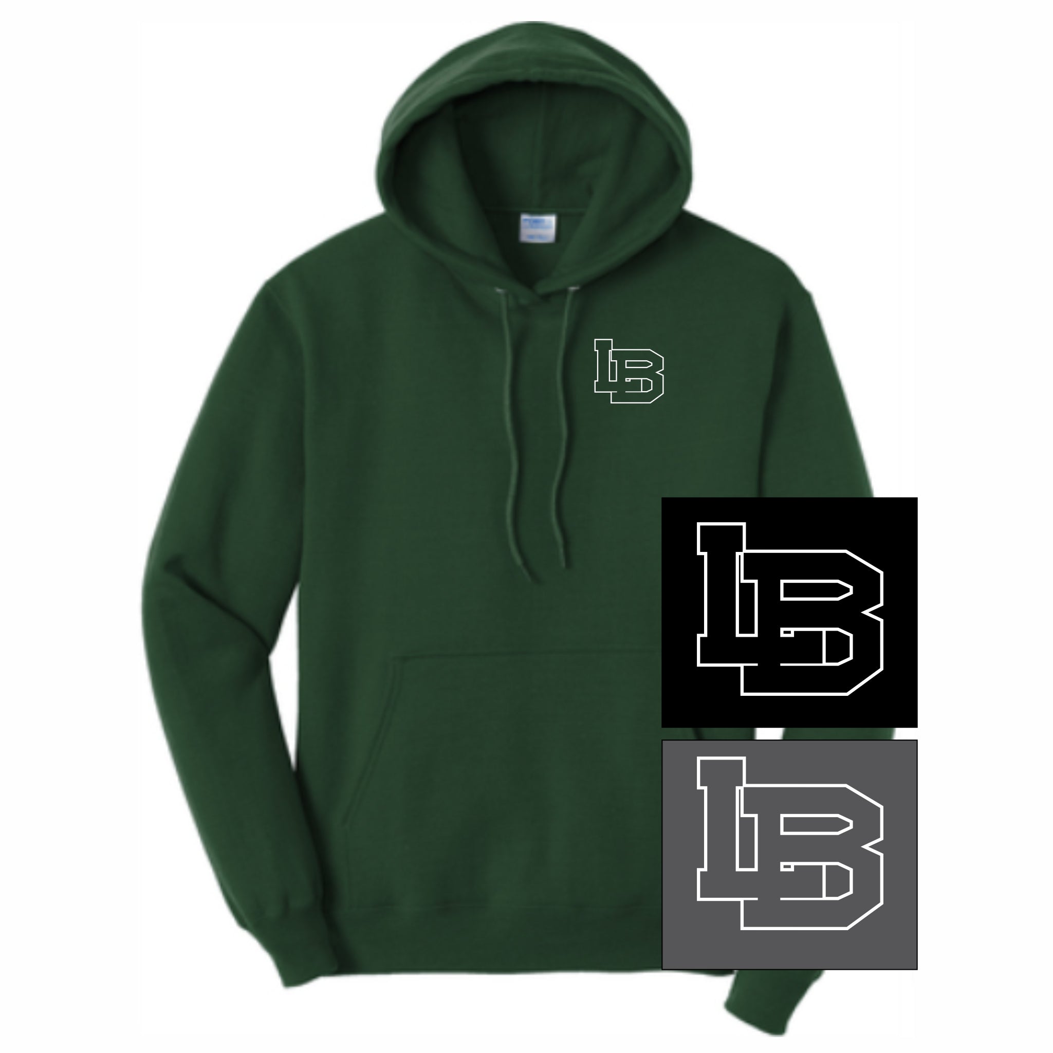 21. LB Middle School - Small Chest LB Hoodie