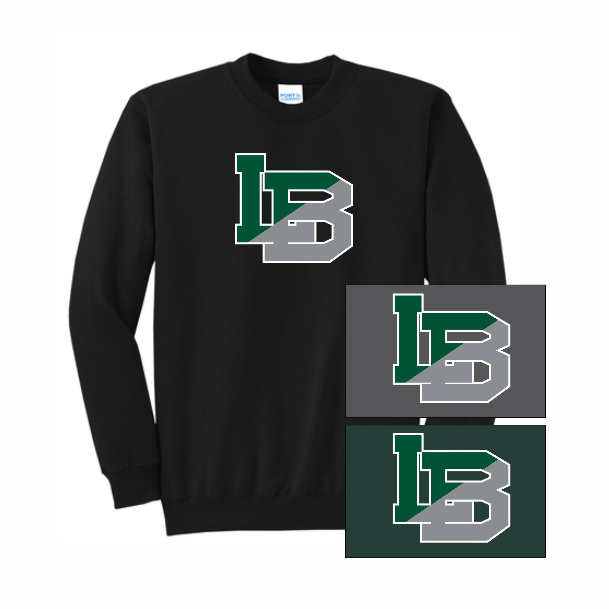 11. LB Middle School - Big LB Crewneck