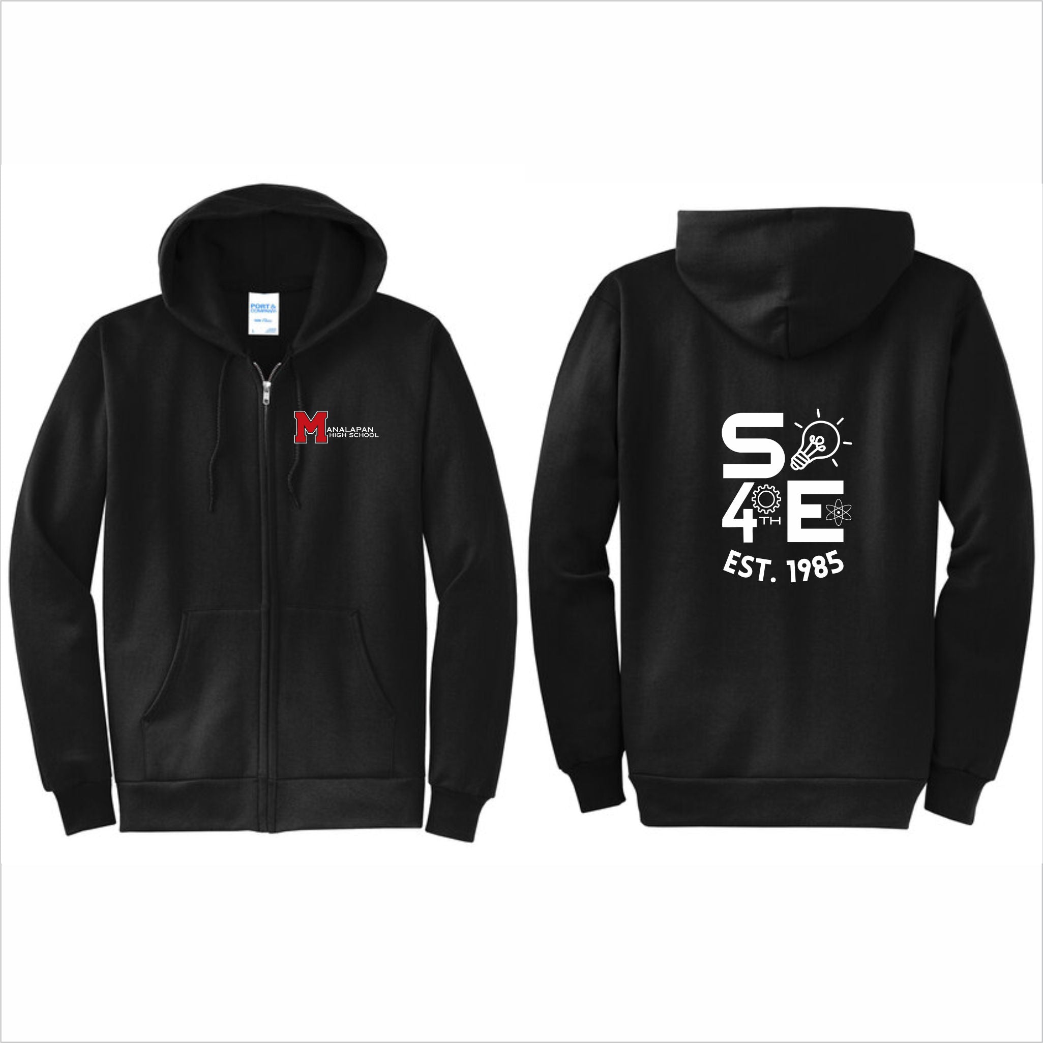 Manalapan HS S&E - Zip Up Hoodie