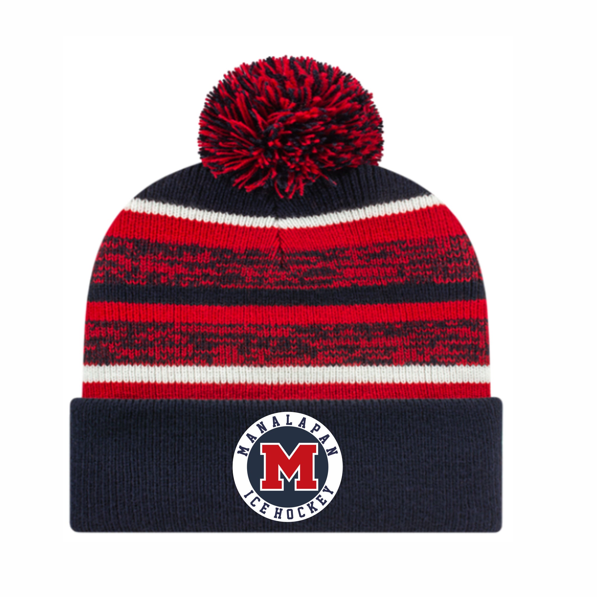 03. Manalapan Hockey - Pom Beanie